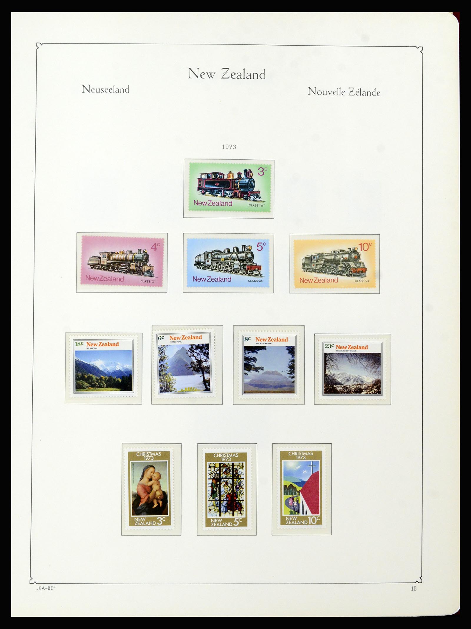 37148 122 - Postzegelverzameling 37148 Nieuw Zeeland speciaal verzameling 1953-19