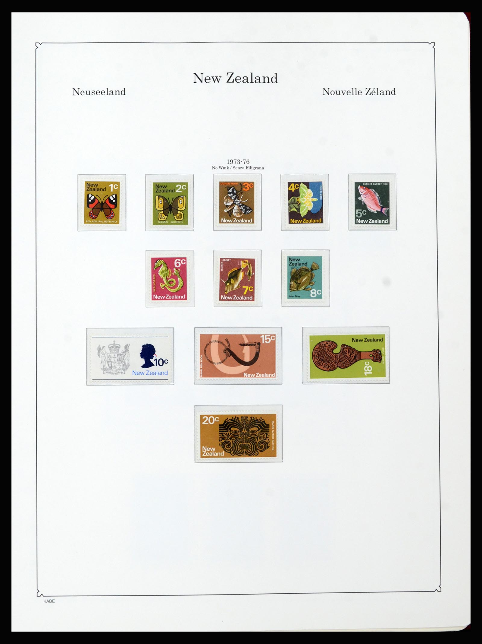 37148 123 - Postzegelverzameling 37148 Nieuw Zeeland speciaal verzameling 1953-19