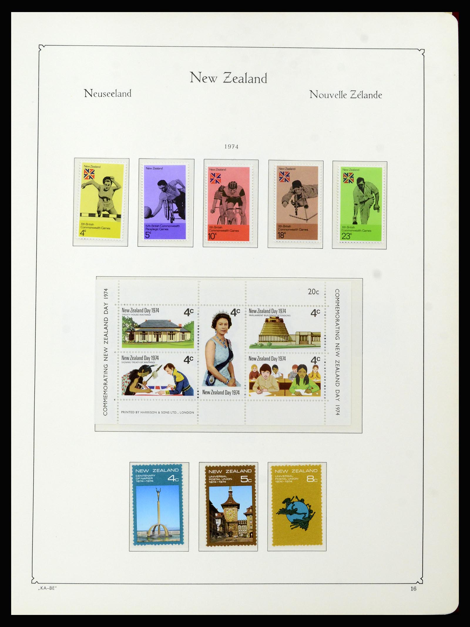 37148 124 - Postzegelverzameling 37148 Nieuw Zeeland speciaal verzameling 1953-19