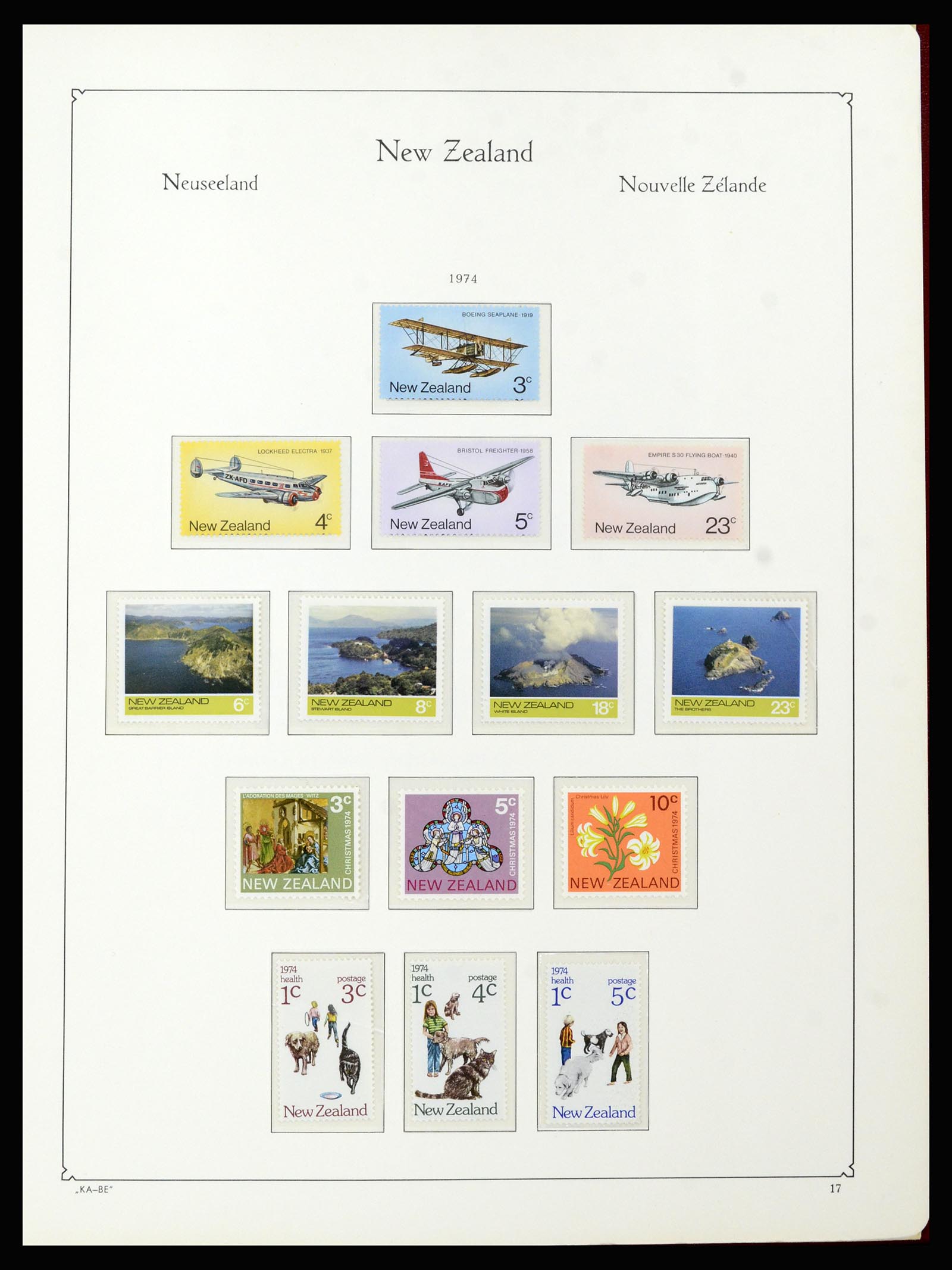 37148 125 - Postzegelverzameling 37148 Nieuw Zeeland speciaal verzameling 1953-19