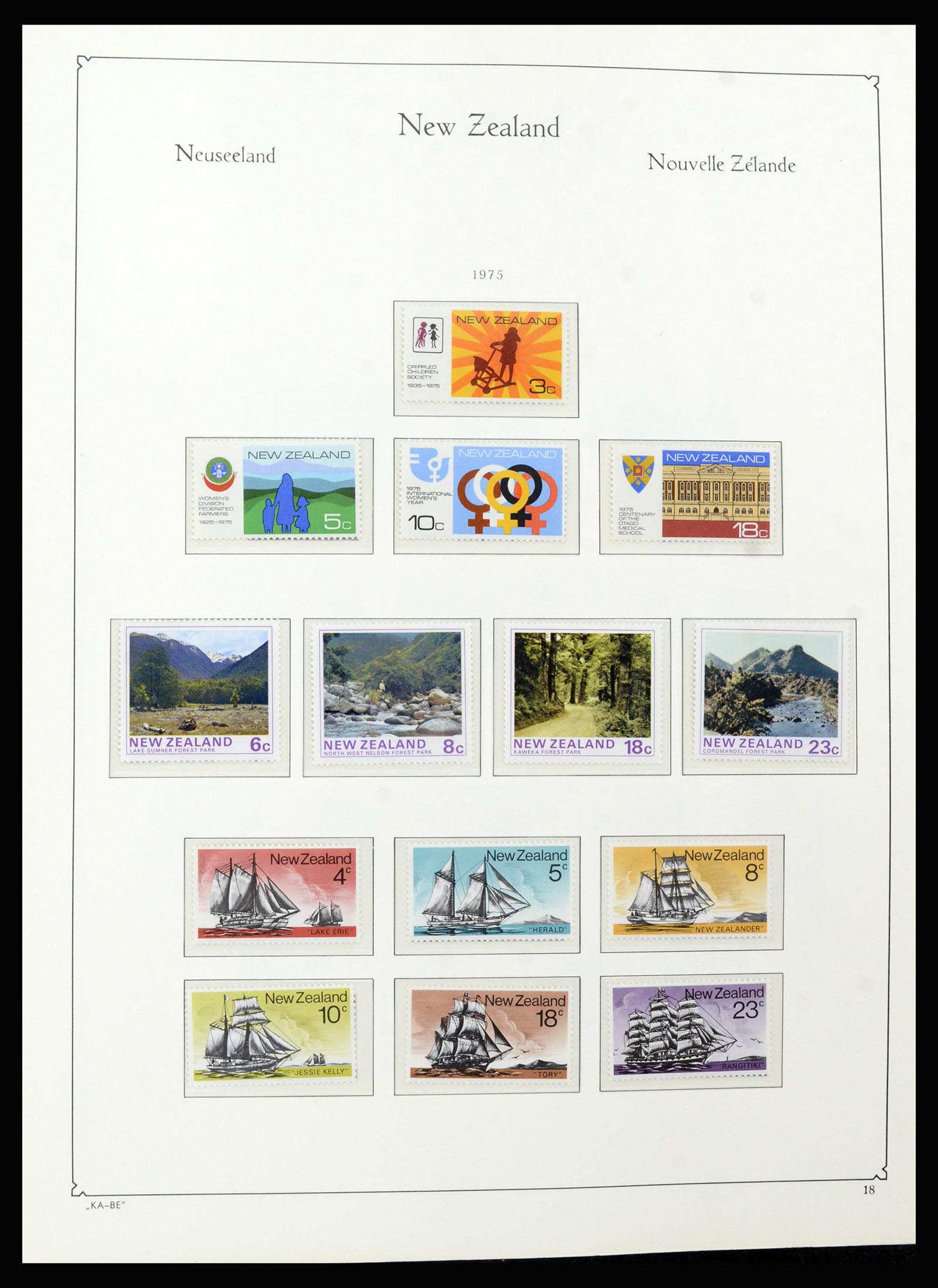 37148 127 - Postzegelverzameling 37148 Nieuw Zeeland speciaal verzameling 1953-19