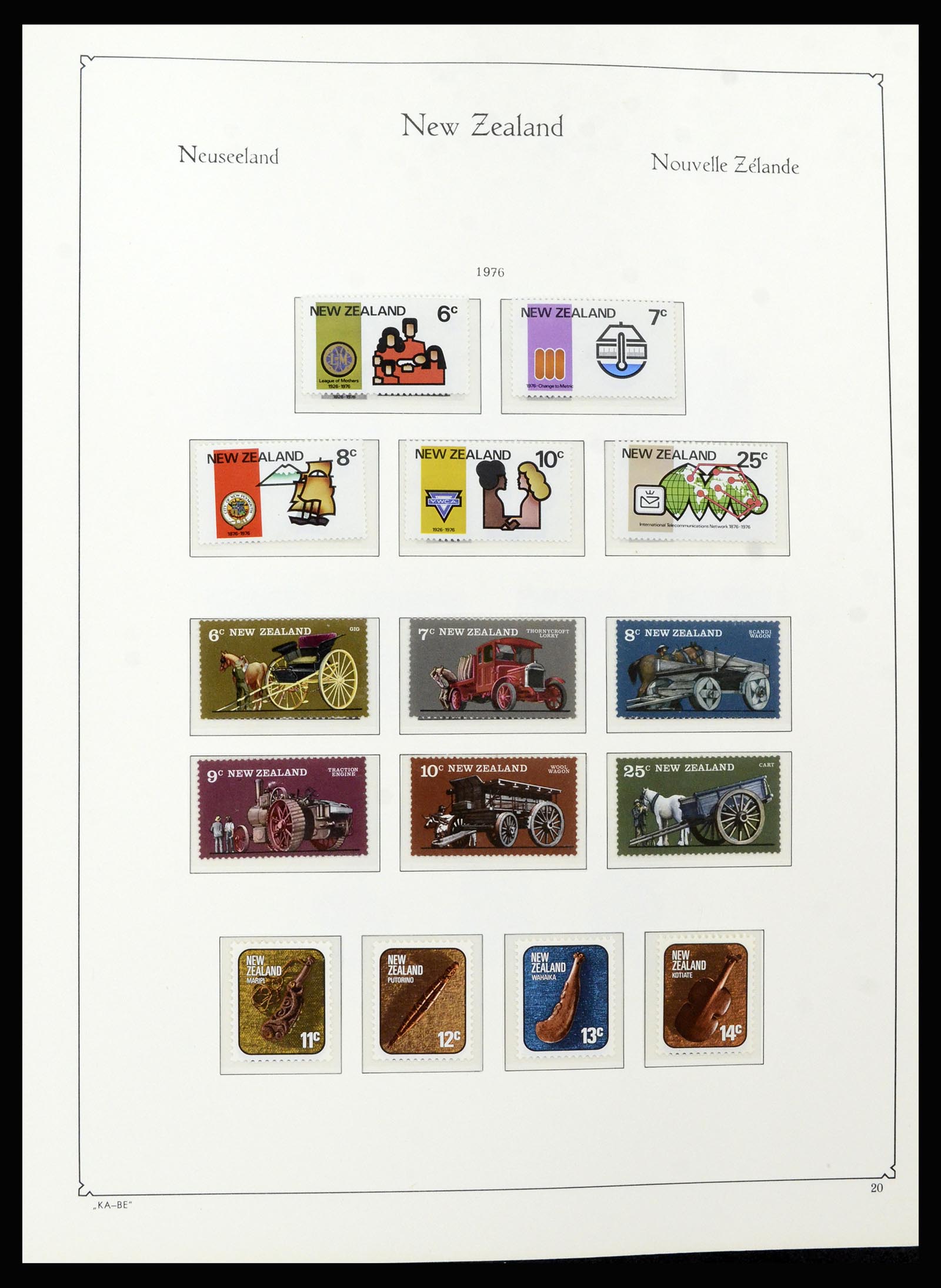 37148 130 - Postzegelverzameling 37148 Nieuw Zeeland speciaal verzameling 1953-19
