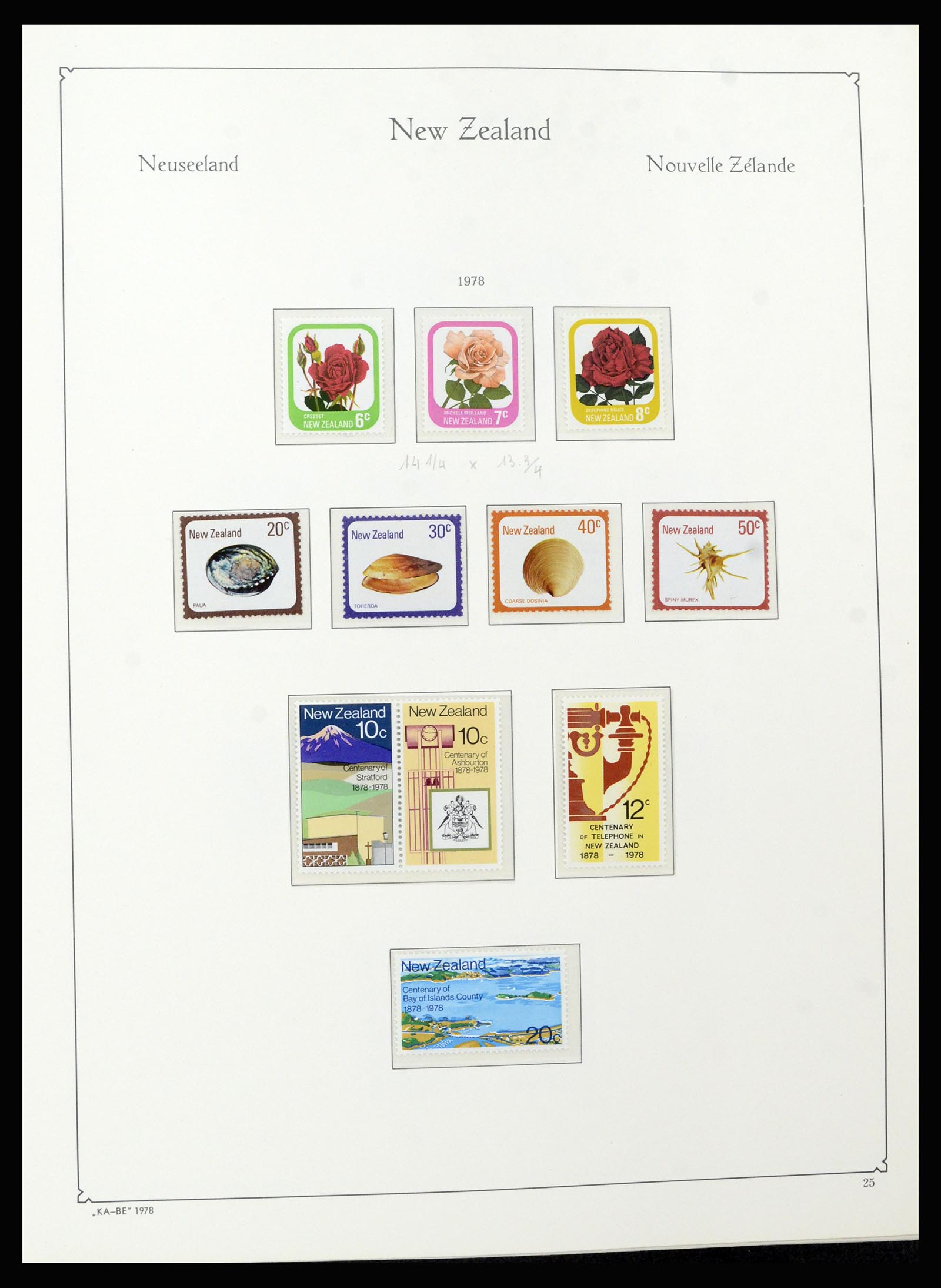 37148 138 - Postzegelverzameling 37148 Nieuw Zeeland speciaal verzameling 1953-19