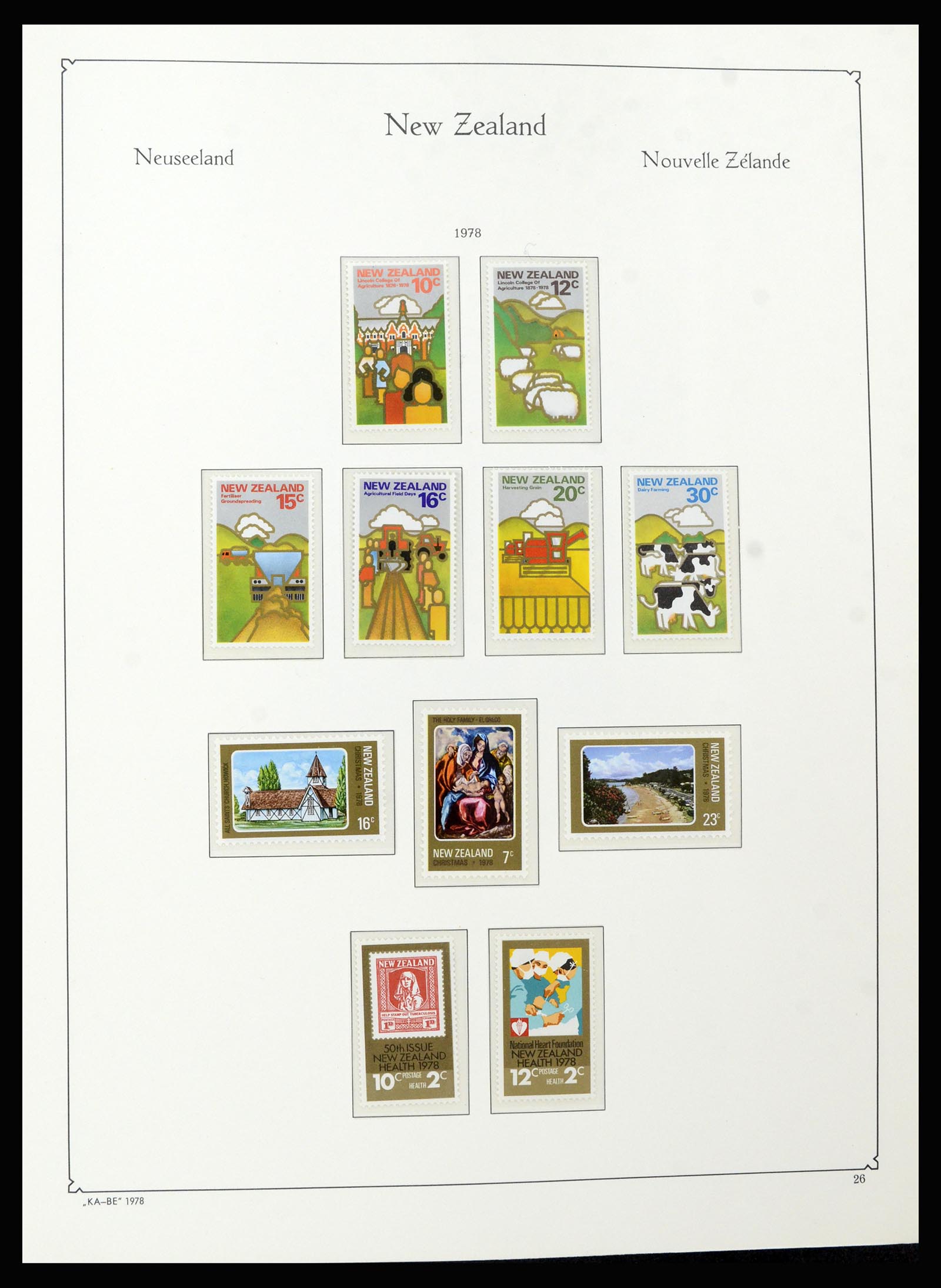 37148 139 - Postzegelverzameling 37148 Nieuw Zeeland speciaal verzameling 1953-19