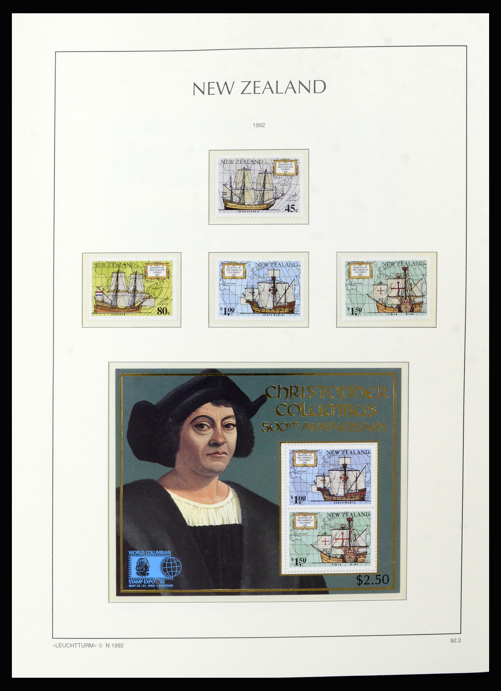 37148 242 - Postzegelverzameling 37148 Nieuw Zeeland speciaal verzameling 1953-19