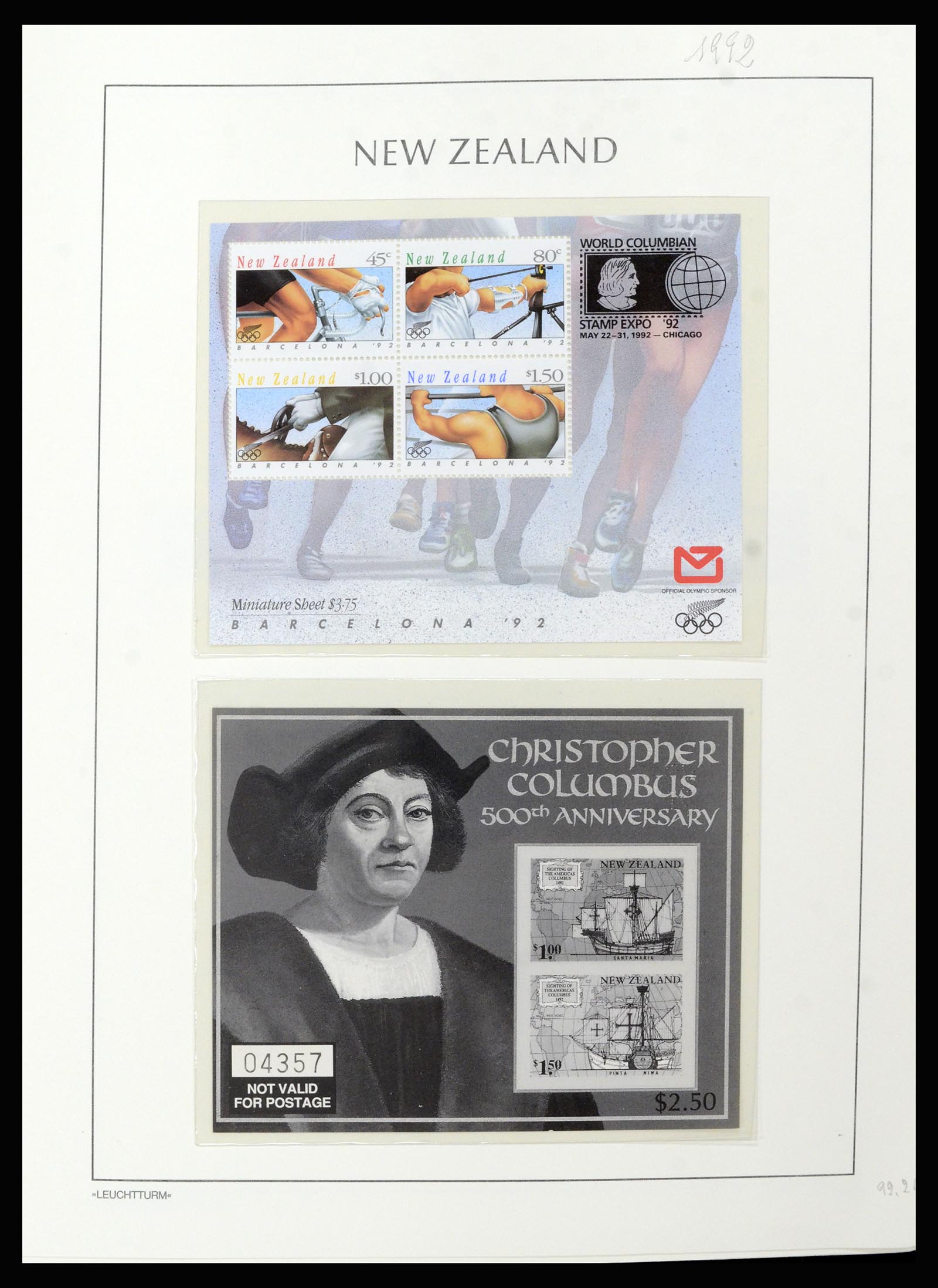 37148 243 - Postzegelverzameling 37148 Nieuw Zeeland speciaal verzameling 1953-19