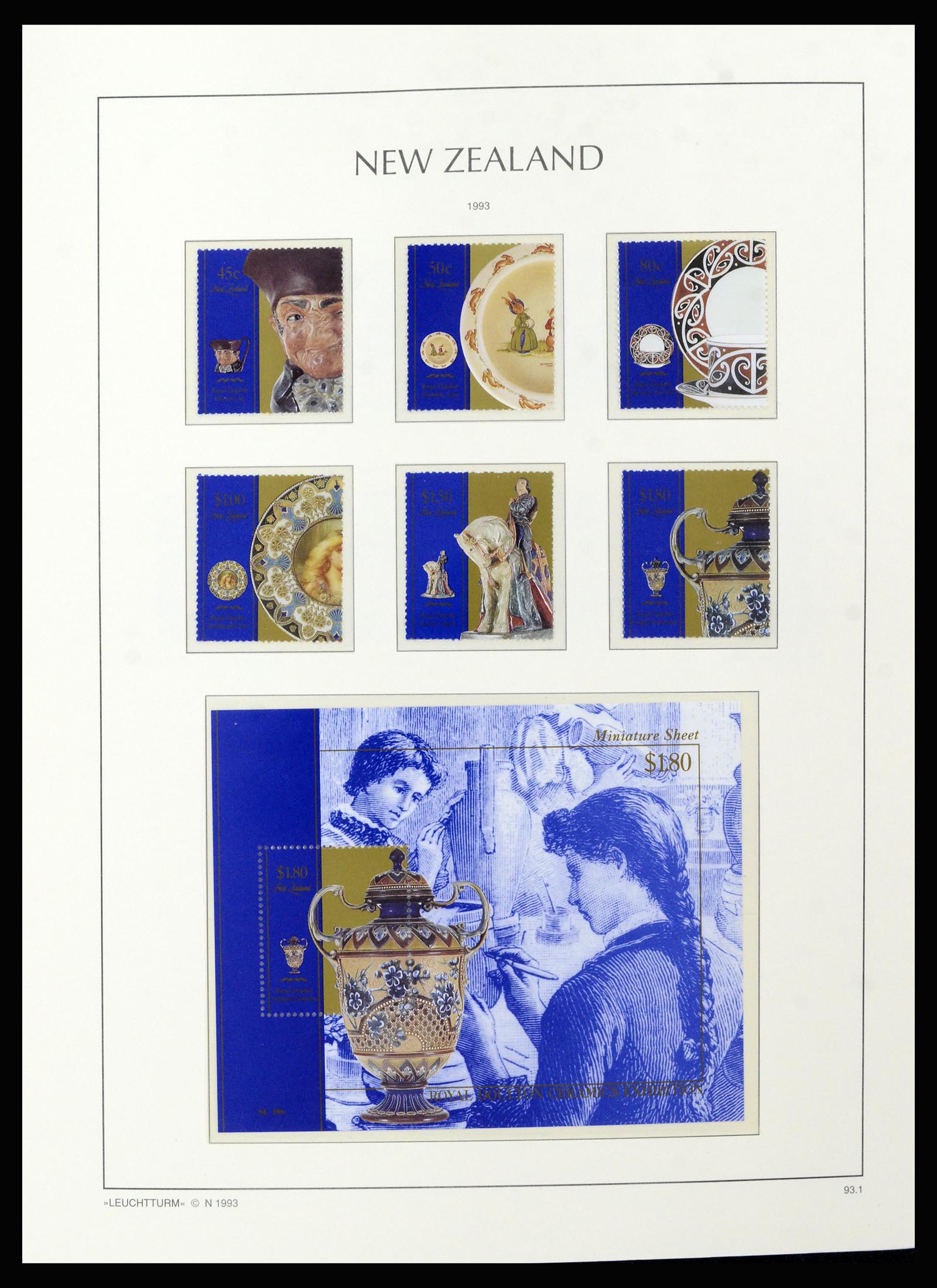 37148 249 - Postzegelverzameling 37148 Nieuw Zeeland speciaal verzameling 1953-19
