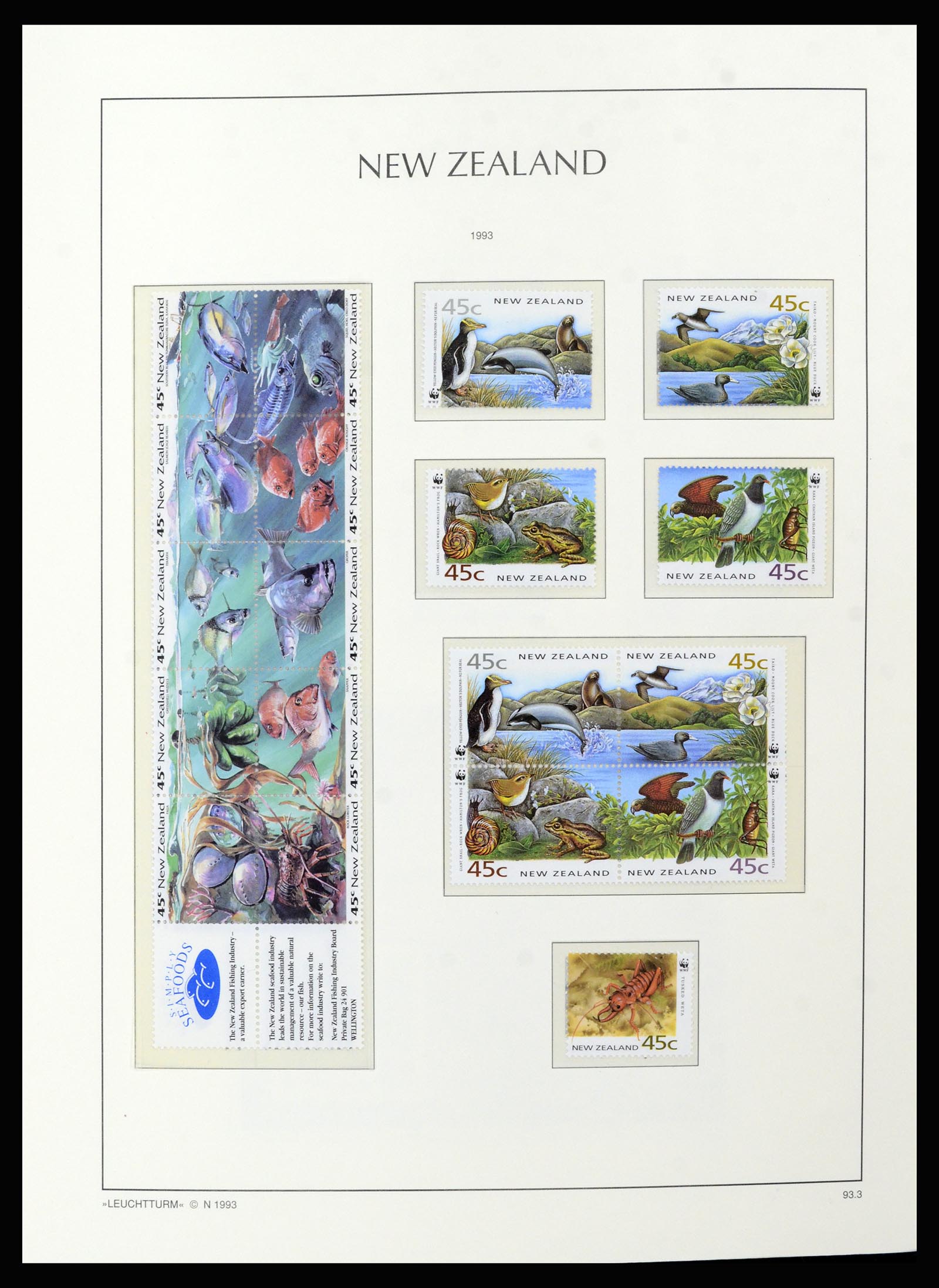 37148 251 - Postzegelverzameling 37148 Nieuw Zeeland speciaal verzameling 1953-19