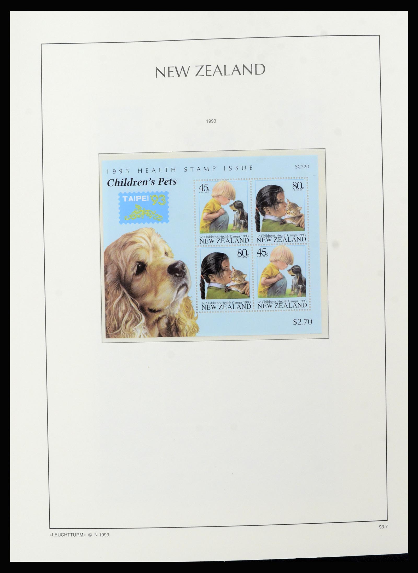 37148 256 - Postzegelverzameling 37148 Nieuw Zeeland speciaal verzameling 1953-19