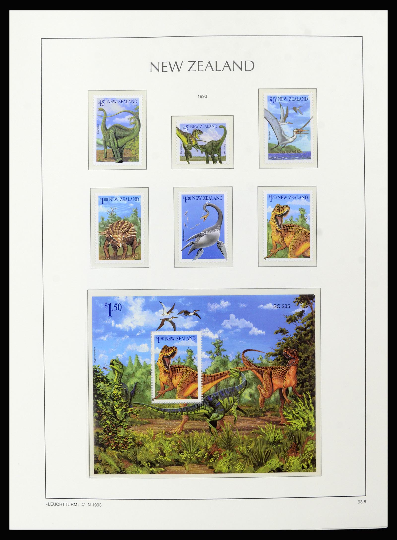 37148 257 - Postzegelverzameling 37148 Nieuw Zeeland speciaal verzameling 1953-19