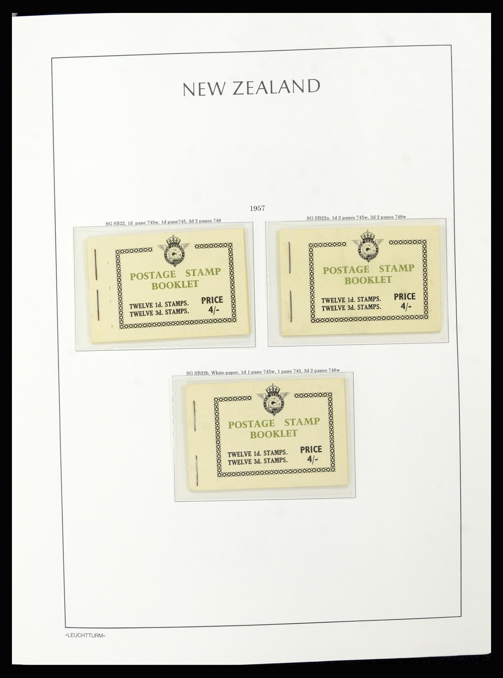 37148 272 - Postzegelverzameling 37148 Nieuw Zeeland speciaal verzameling 1953-19