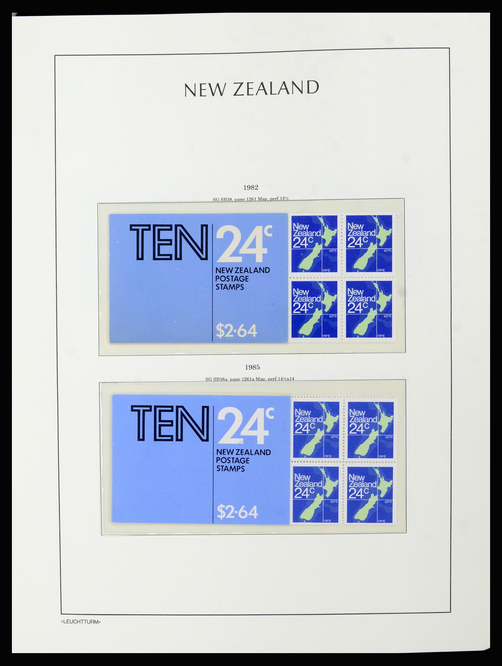 37148 280 - Postzegelverzameling 37148 Nieuw Zeeland speciaal verzameling 1953-19
