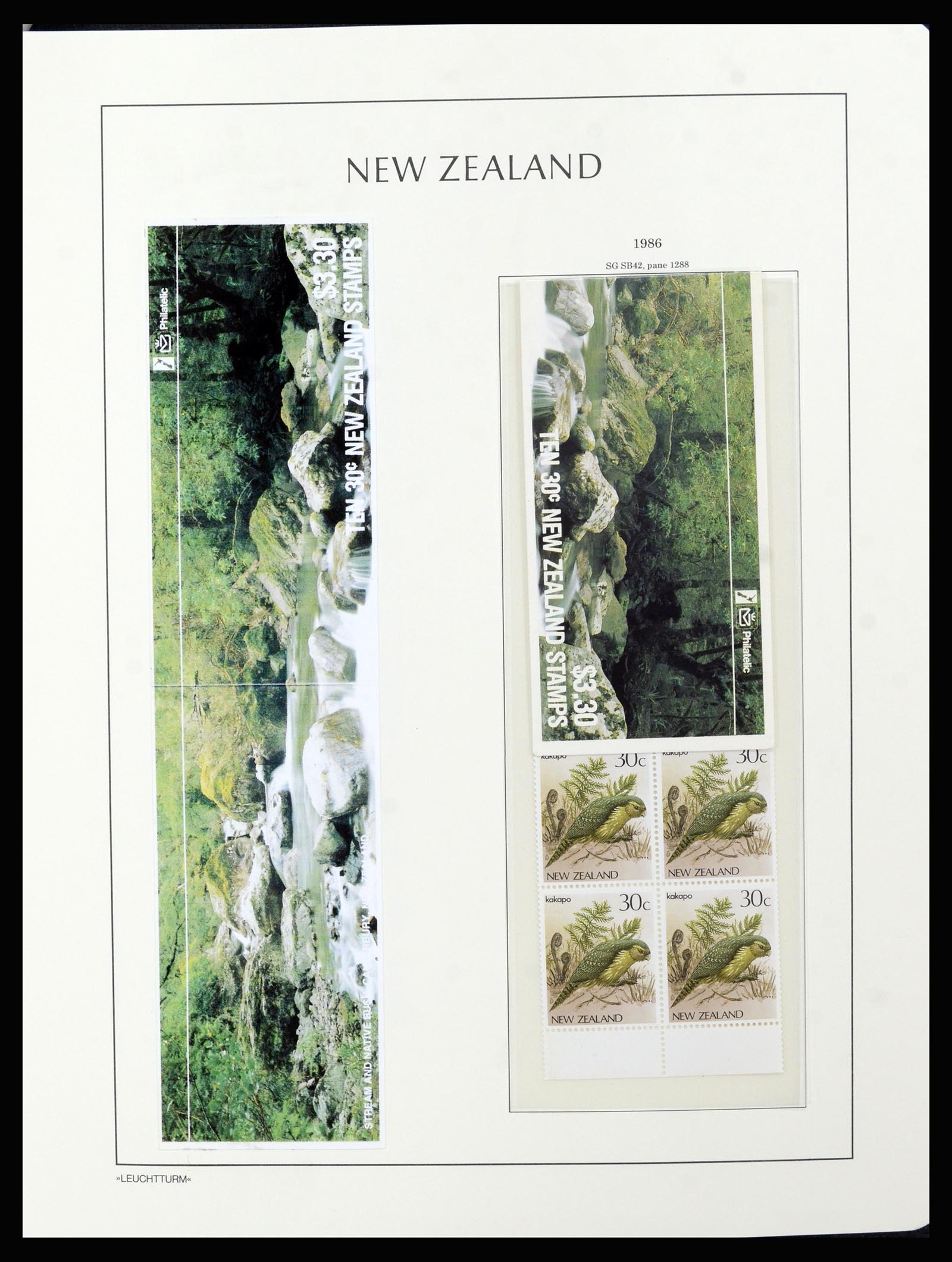 37148 284 - Postzegelverzameling 37148 Nieuw Zeeland speciaal verzameling 1953-19