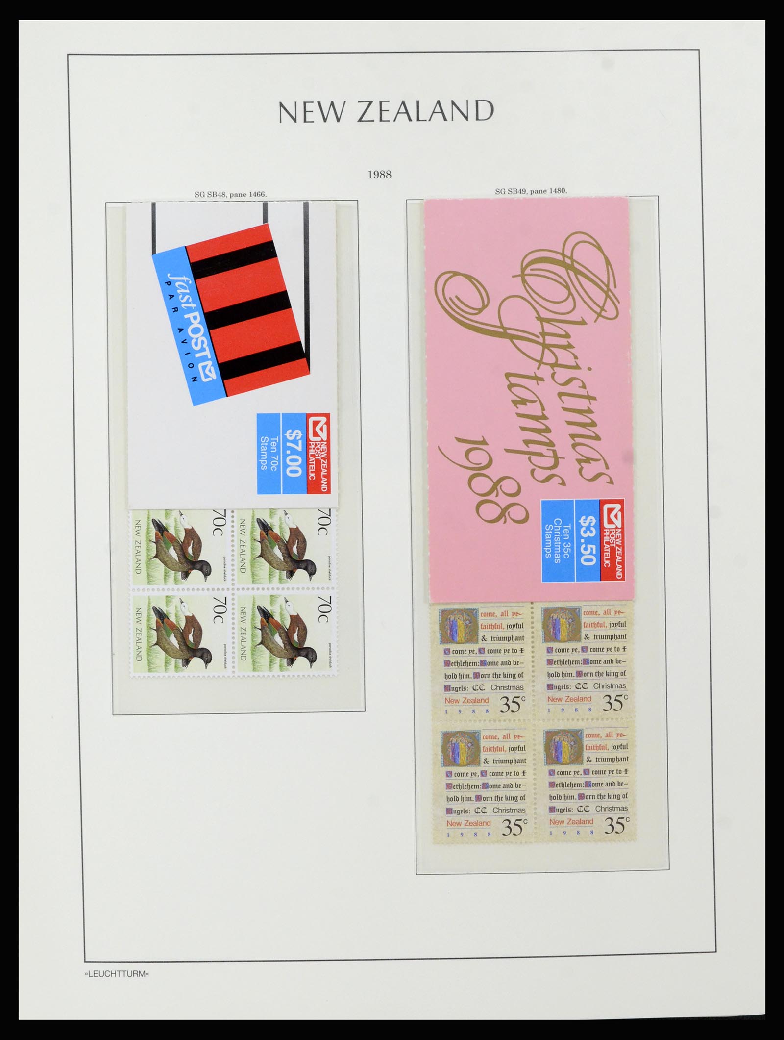 37148 294 - Postzegelverzameling 37148 Nieuw Zeeland speciaal verzameling 1953-19