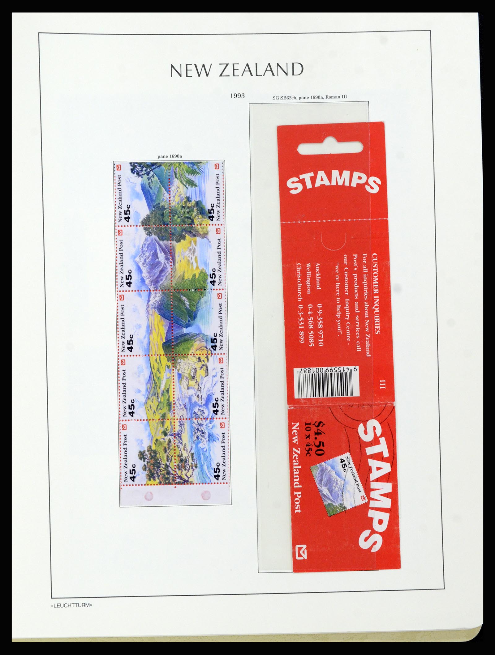 37148 308 - Postzegelverzameling 37148 Nieuw Zeeland speciaal verzameling 1953-19