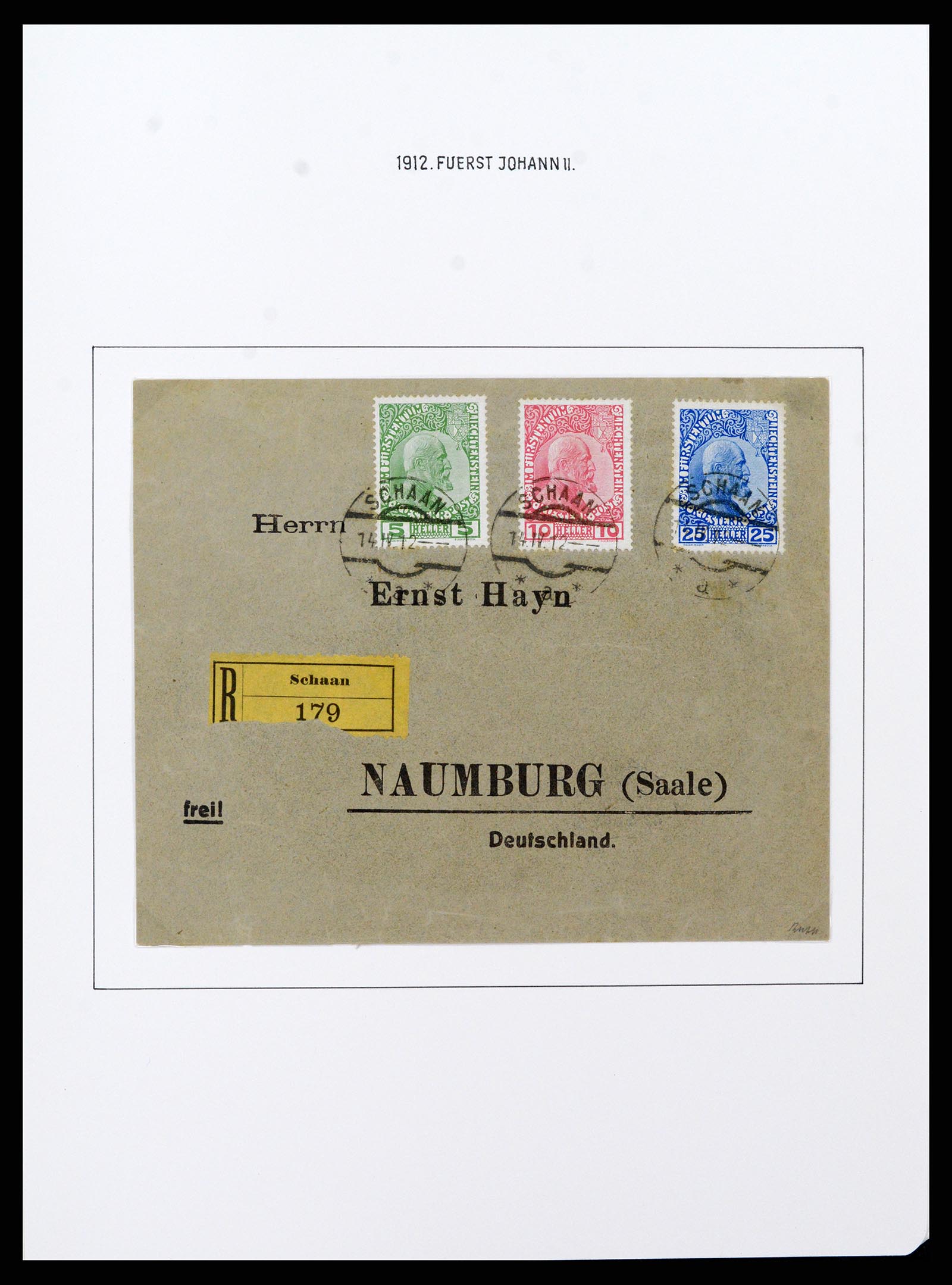 37150 0005 - Stamp collection 37150 Liechtenstein supercollection 1912-1962.