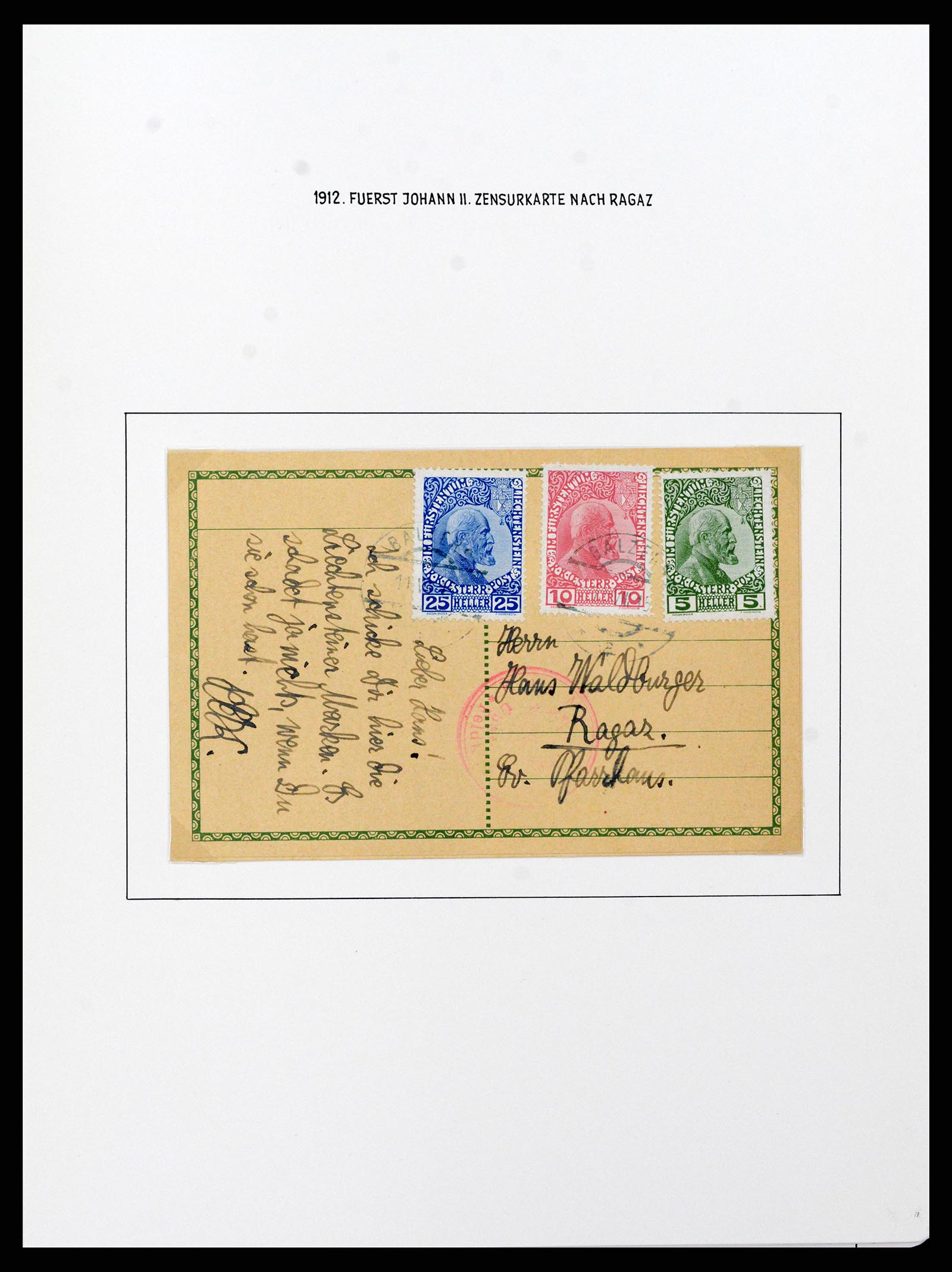 37150 0006 - Postzegelverzameling 37150 Liechtenstein supercollectie 1912-1962.