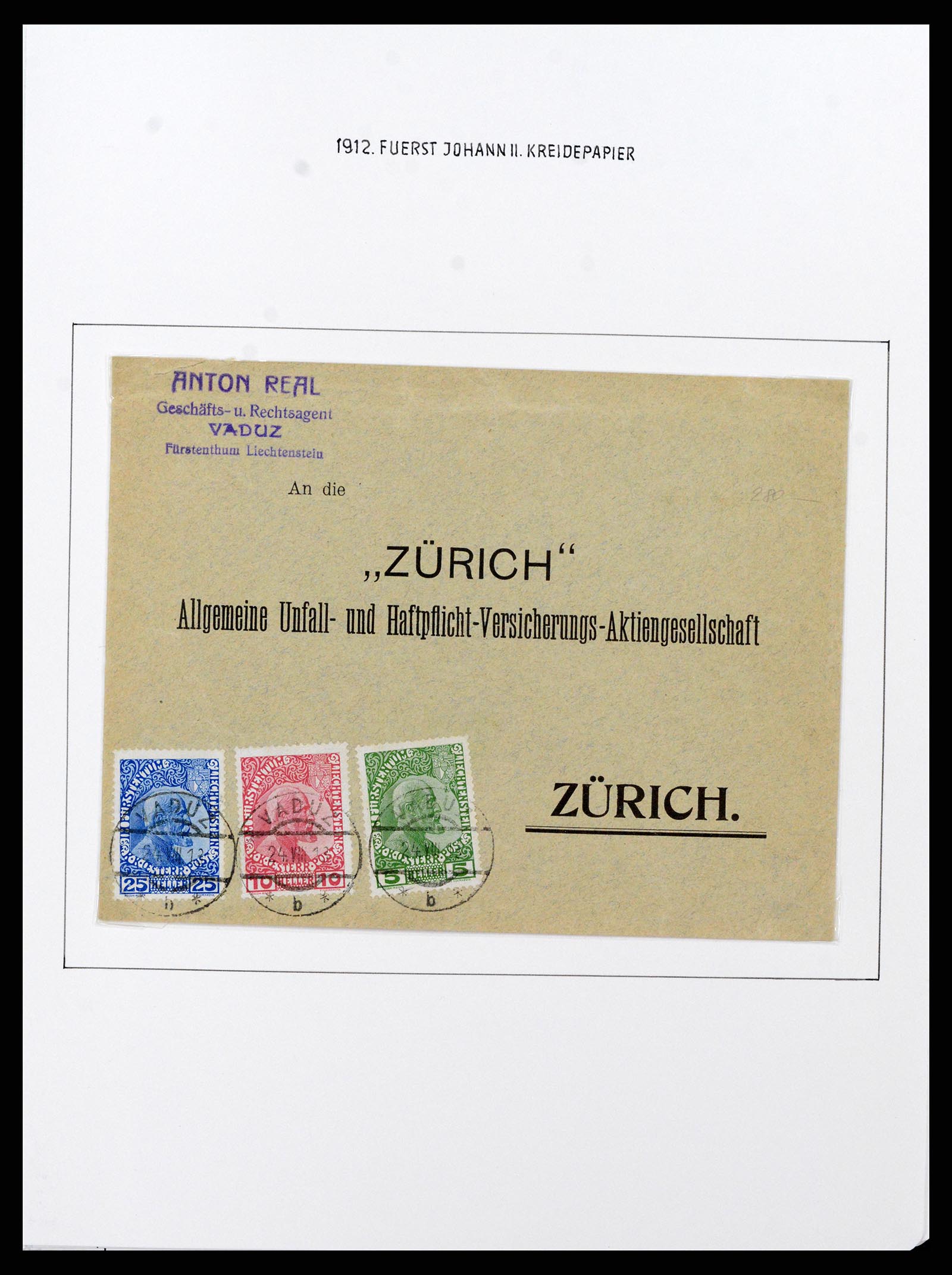 37150 0007 - Stamp collection 37150 Liechtenstein supercollection 1912-1962.