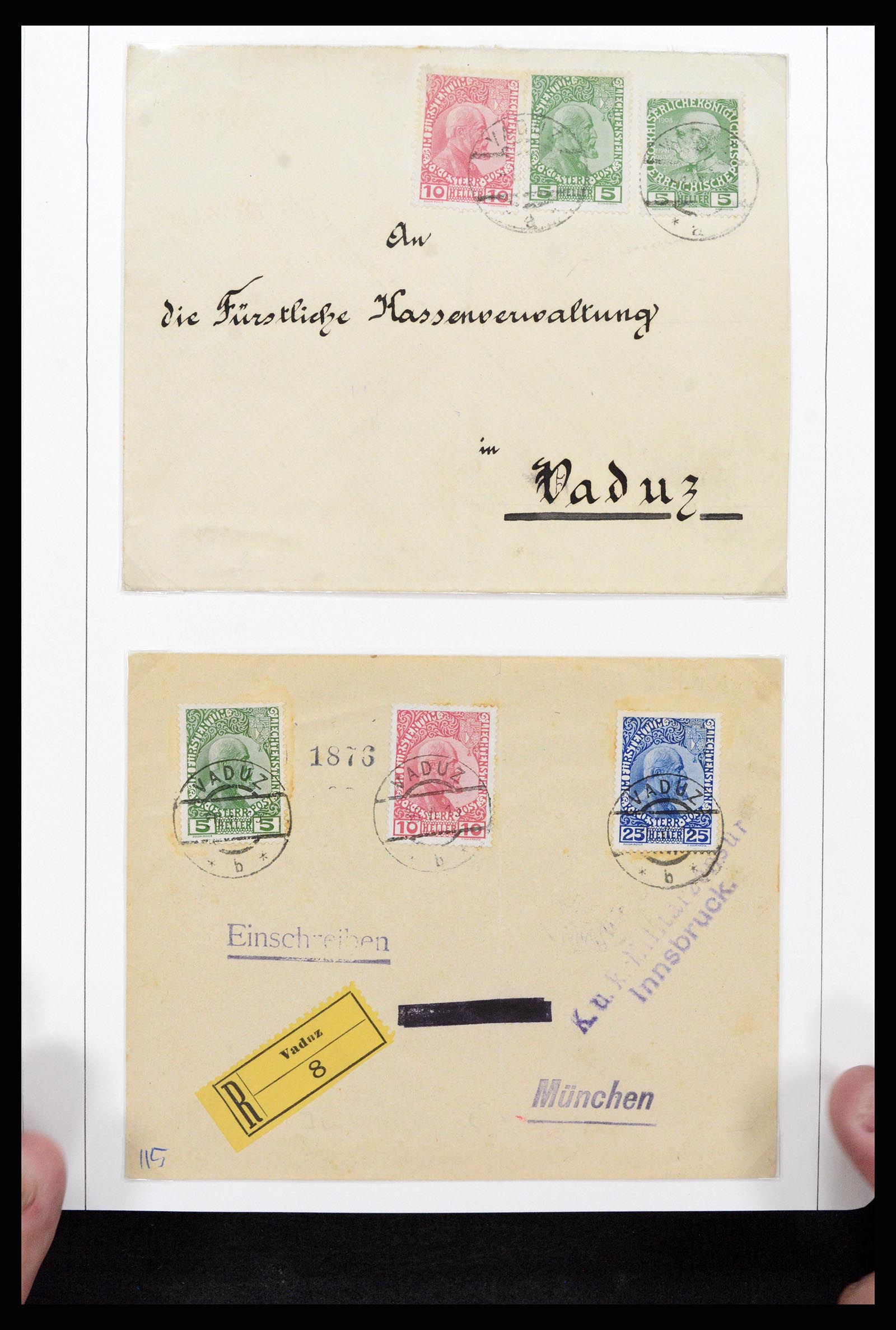 37150 0008 - Stamp collection 37150 Liechtenstein supercollection 1912-1962.