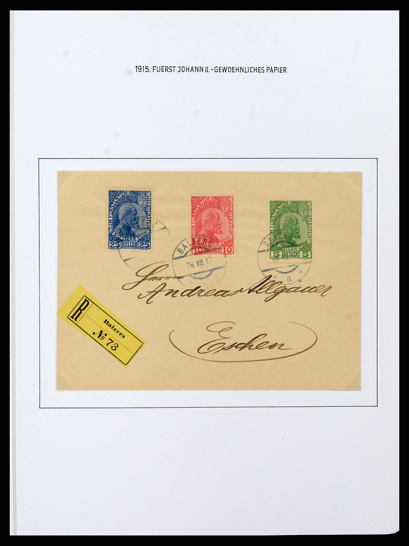 37150 0016 - Stamp collection 37150 Liechtenstein supercollection 1912-1962.