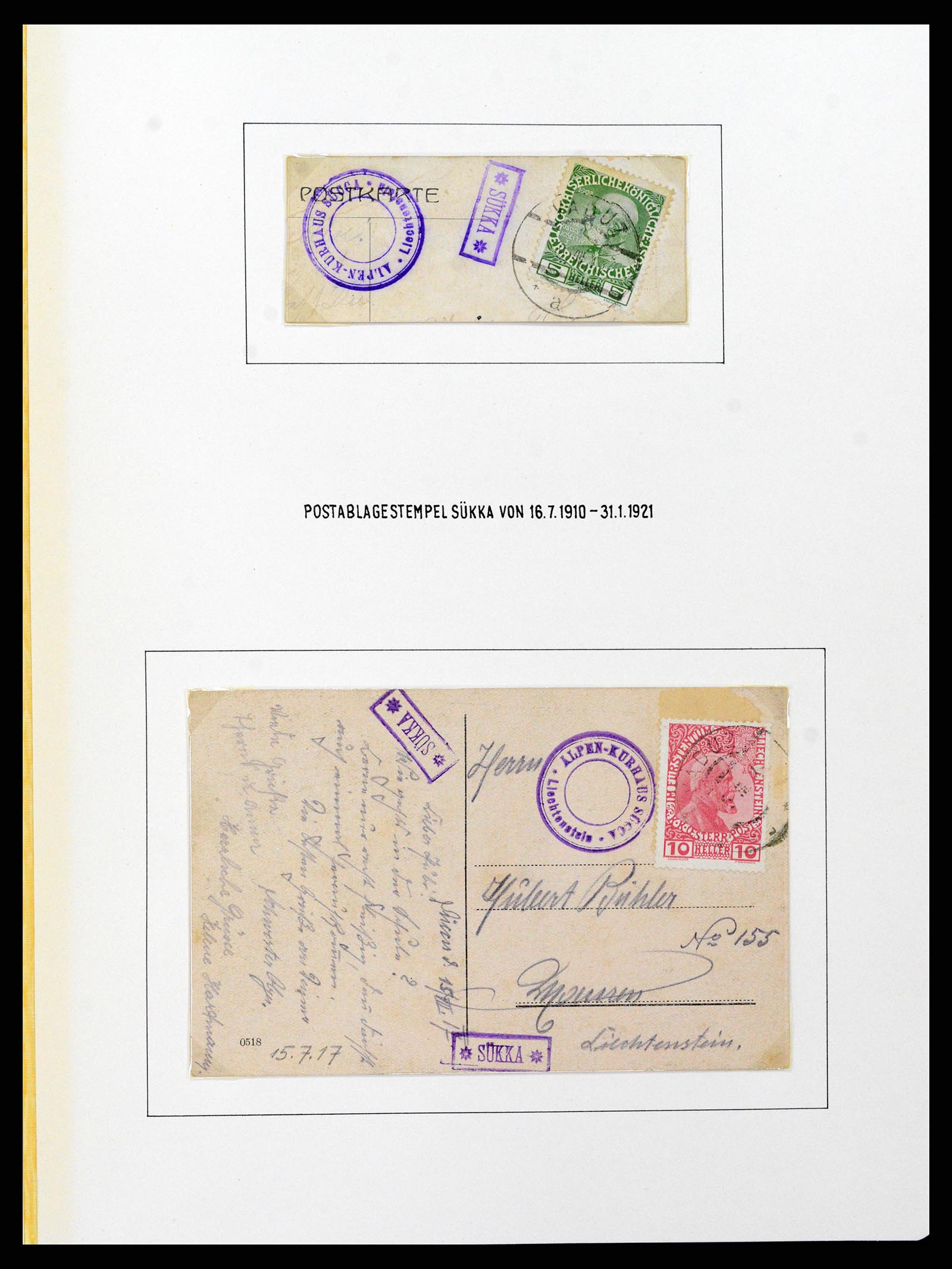 37150 0017 - Stamp collection 37150 Liechtenstein supercollection 1912-1962.
