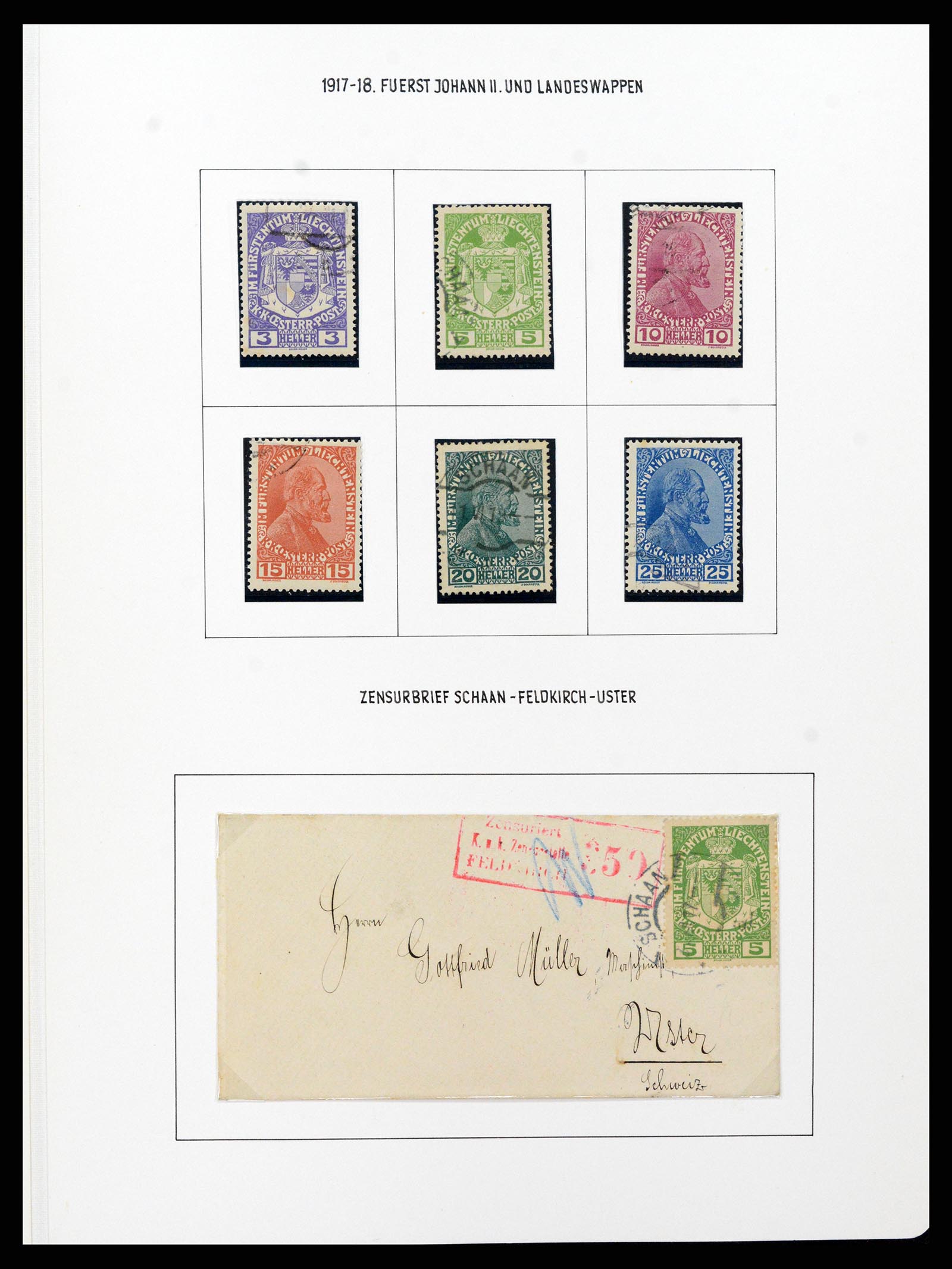 37150 0019 - Postzegelverzameling 37150 Liechtenstein supercollectie 1912-1962.