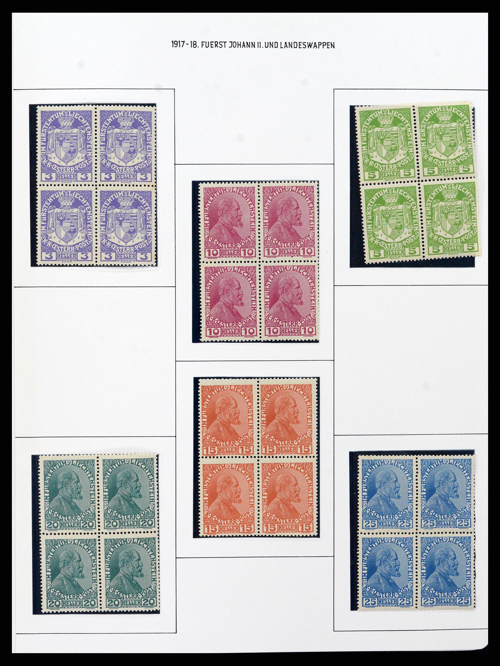 37150 0021 - Stamp collection 37150 Liechtenstein supercollection 1912-1962.