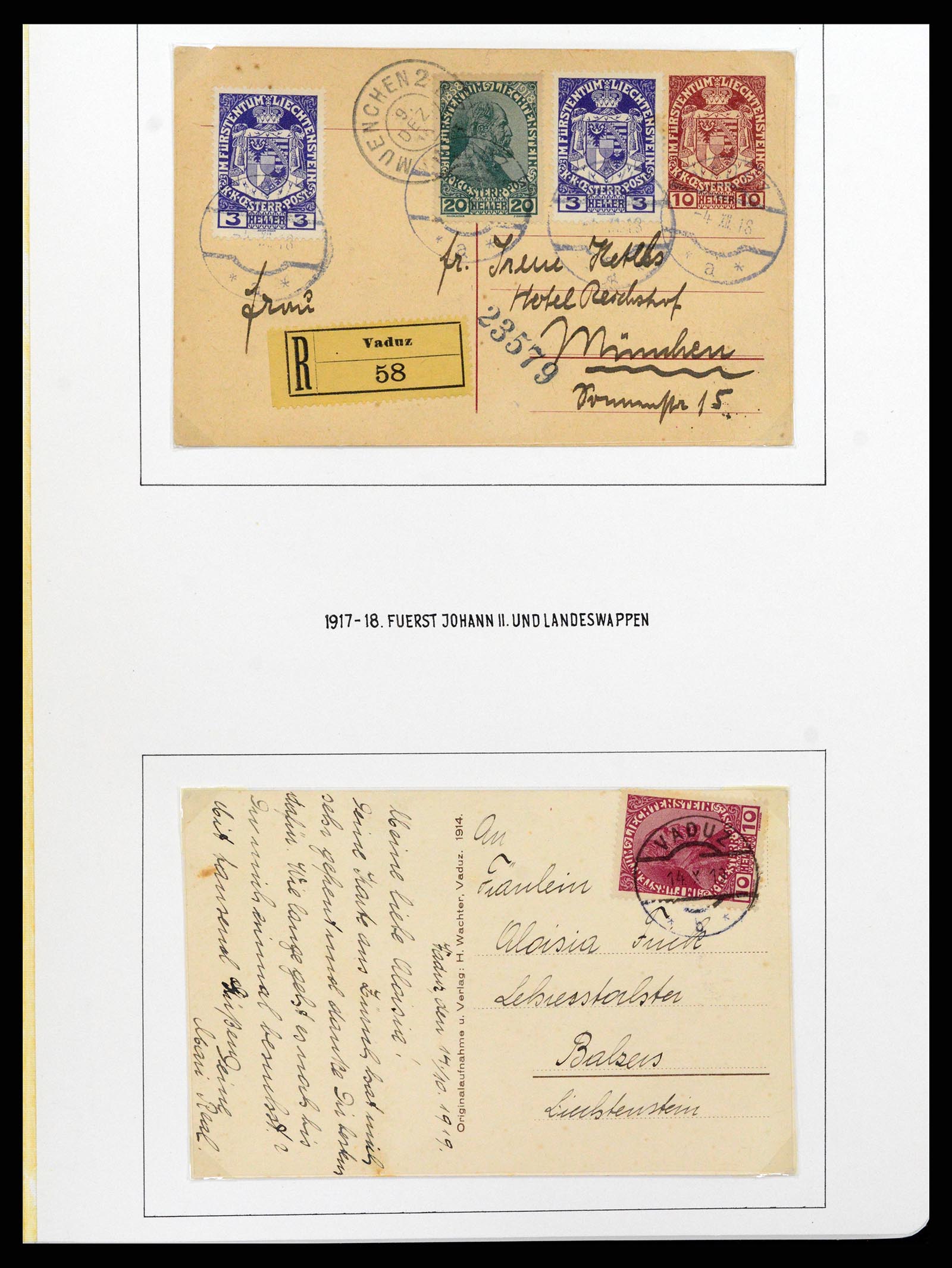 37150 0025 - Stamp collection 37150 Liechtenstein supercollection 1912-1962.