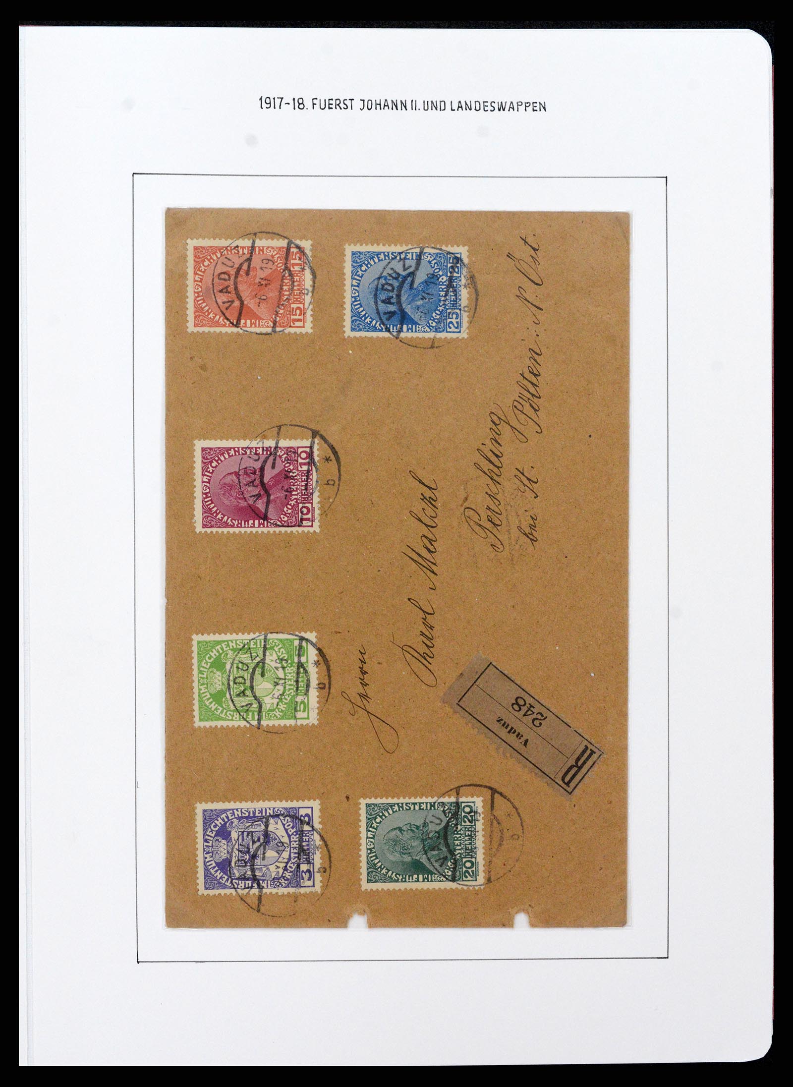 37150 0029 - Stamp collection 37150 Liechtenstein supercollection 1912-1962.