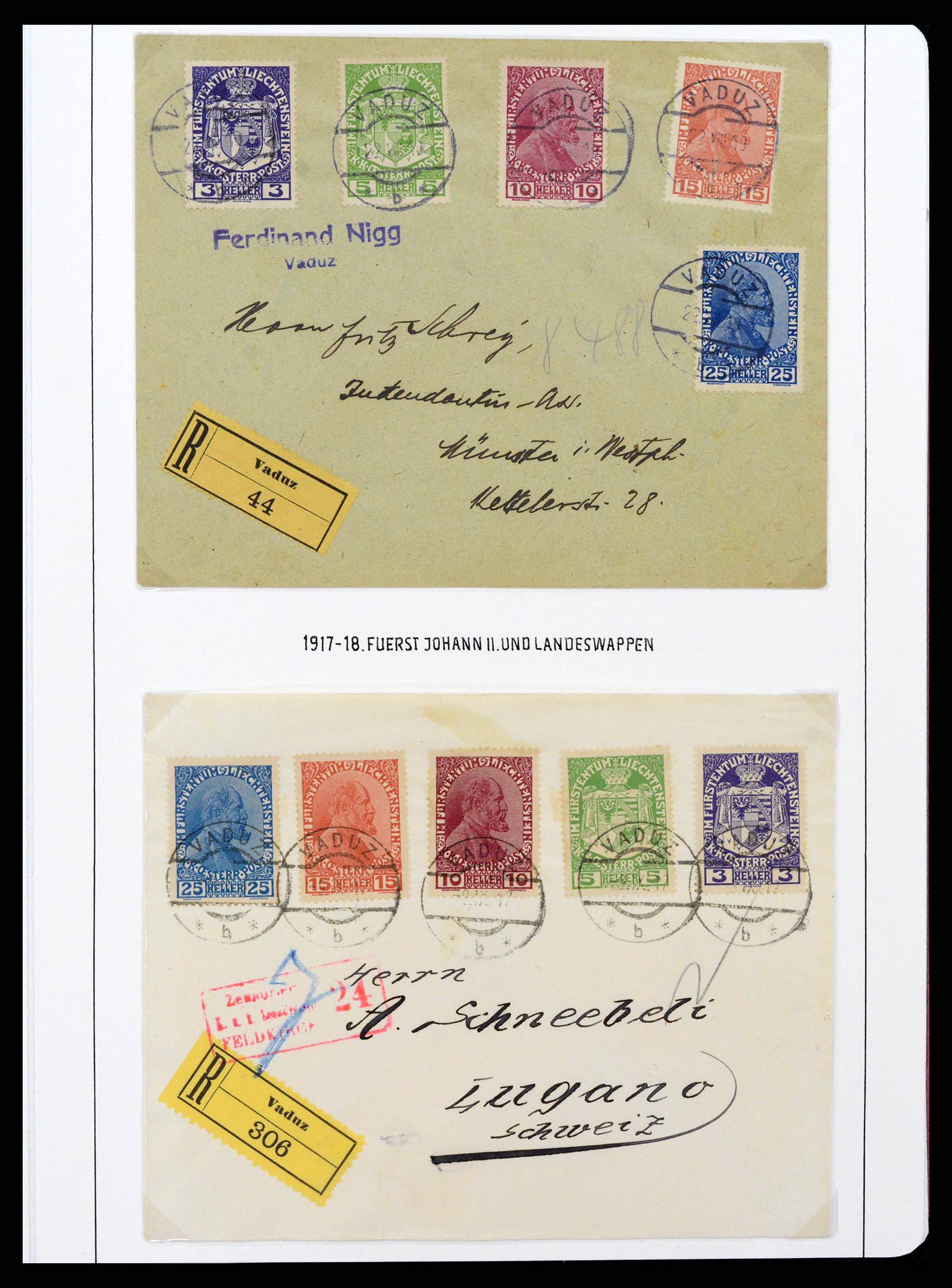 37150 0030 - Stamp collection 37150 Liechtenstein supercollection 1912-1962.