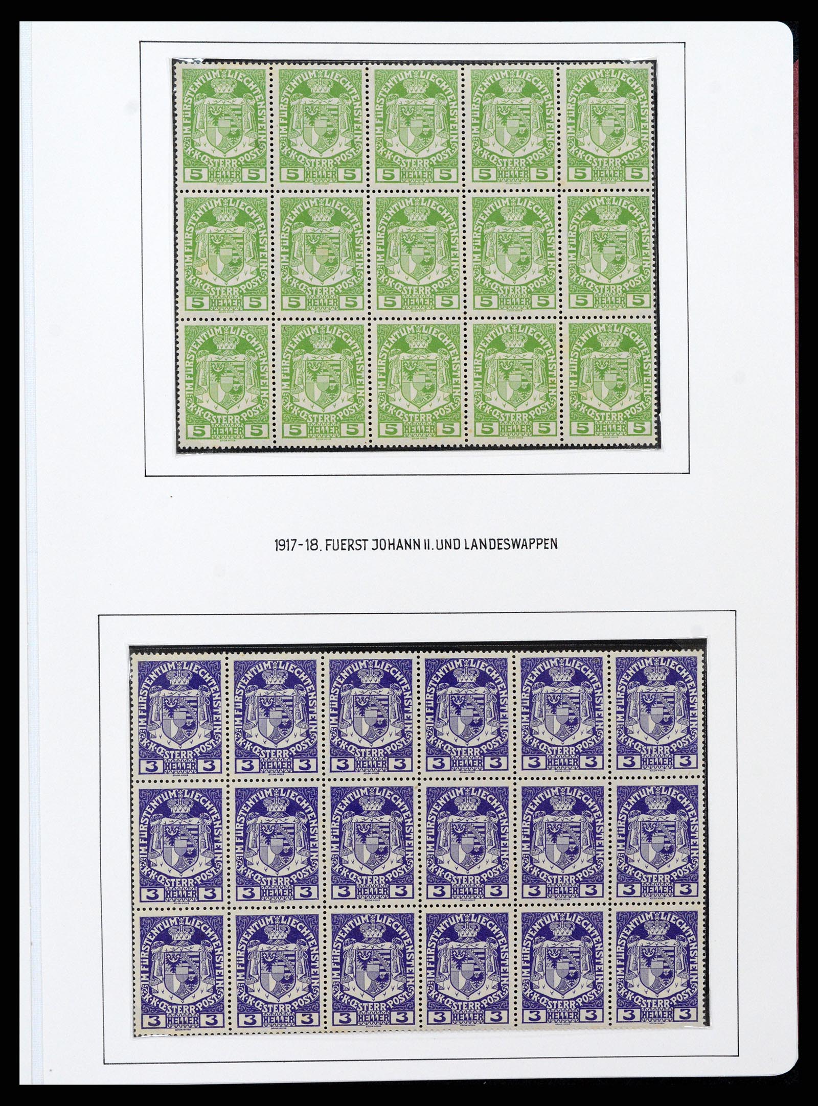 37150 0032 - Stamp collection 37150 Liechtenstein supercollection 1912-1962.