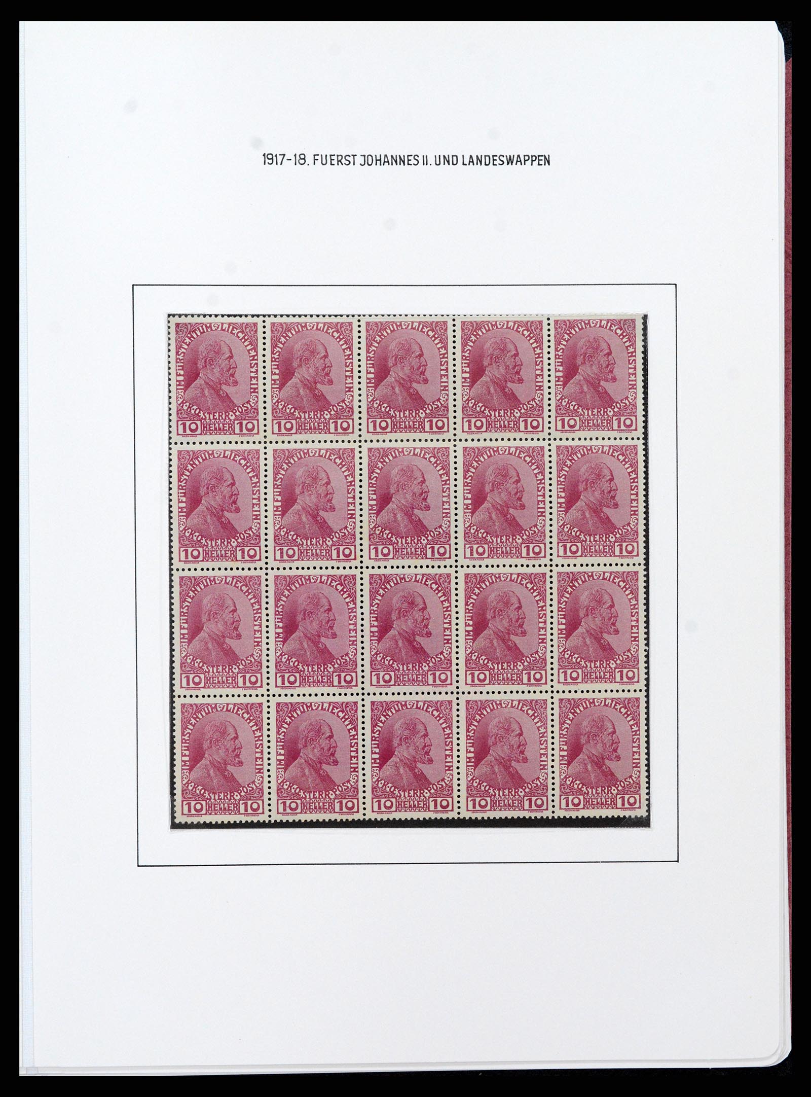 37150 0033 - Stamp collection 37150 Liechtenstein supercollection 1912-1962.