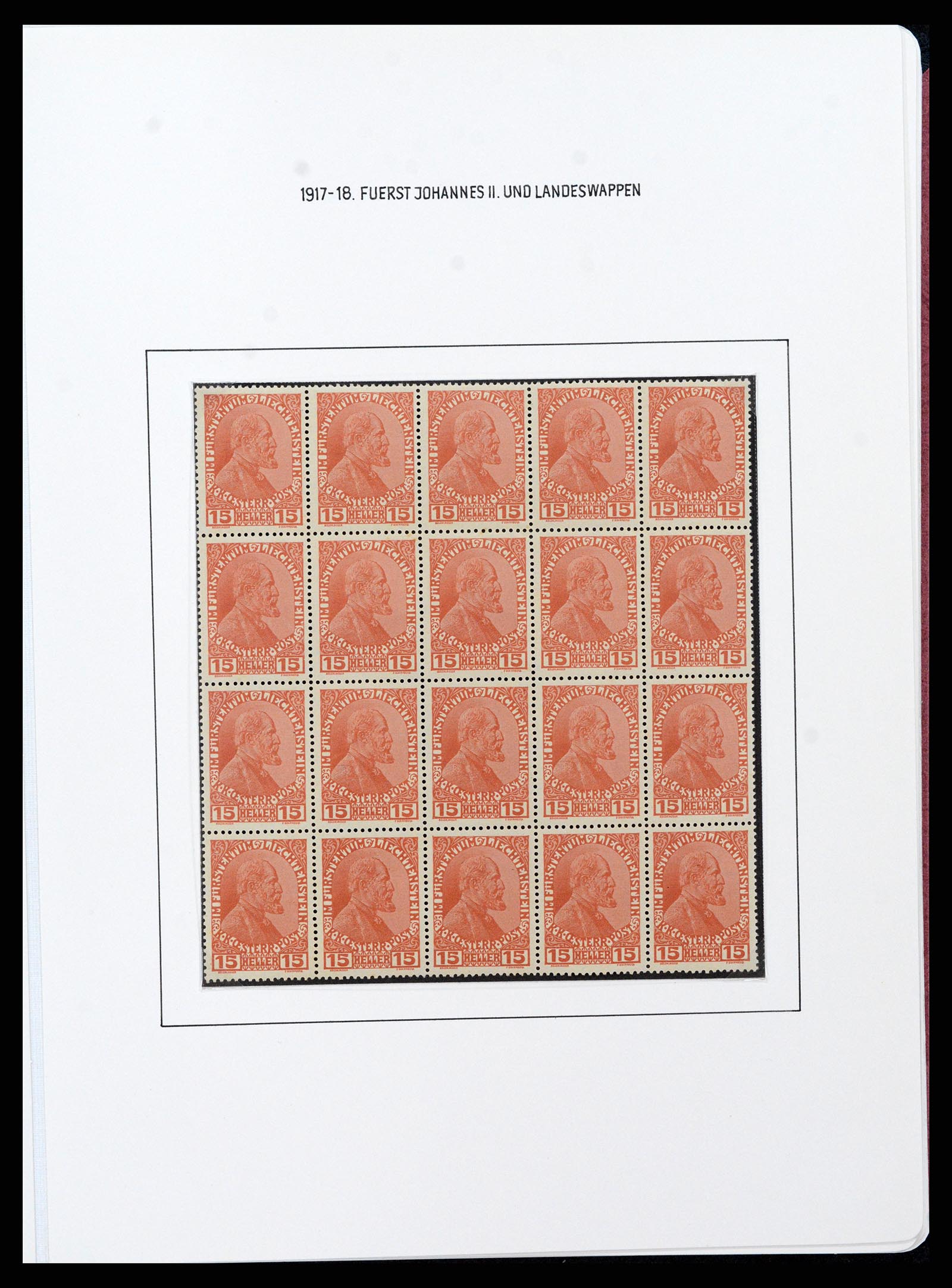 37150 0034 - Stamp collection 37150 Liechtenstein supercollection 1912-1962.