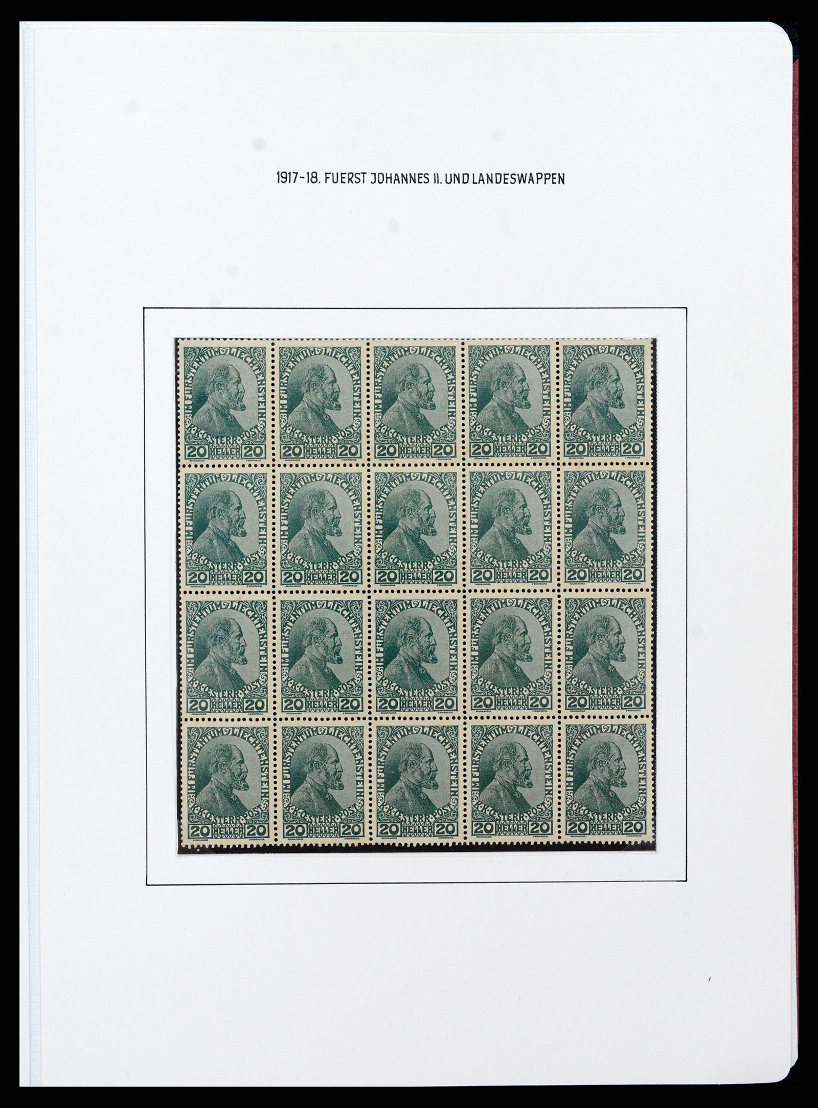 37150 0035 - Stamp collection 37150 Liechtenstein supercollection 1912-1962.