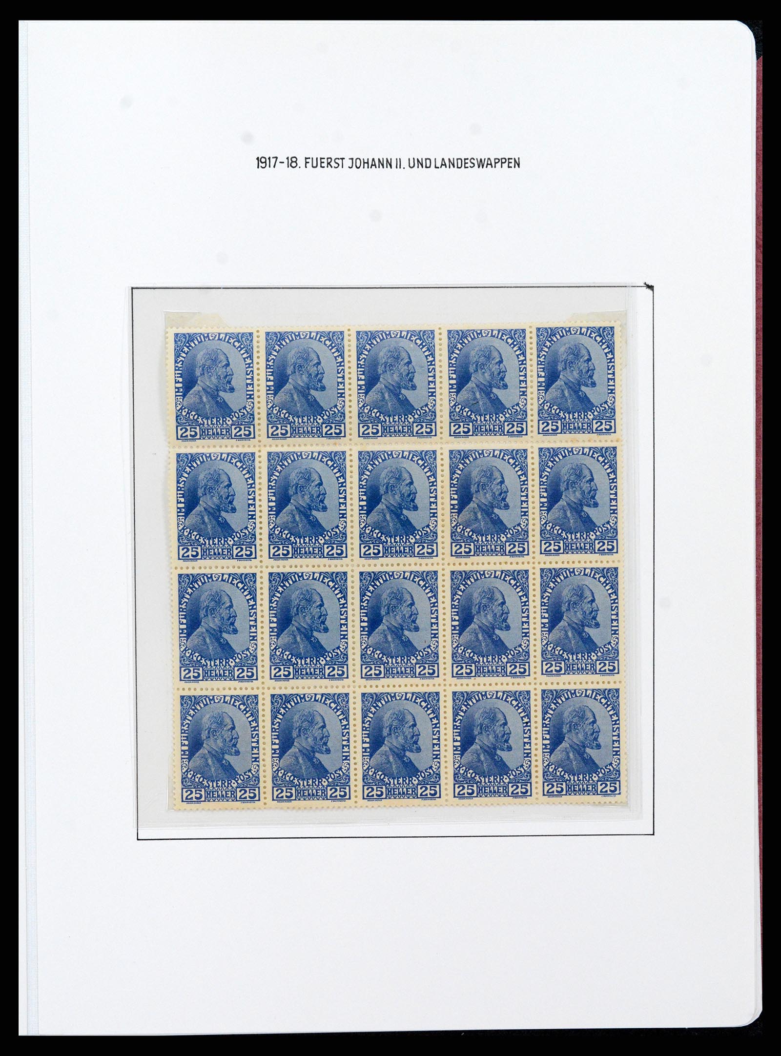 37150 0036 - Stamp collection 37150 Liechtenstein supercollection 1912-1962.