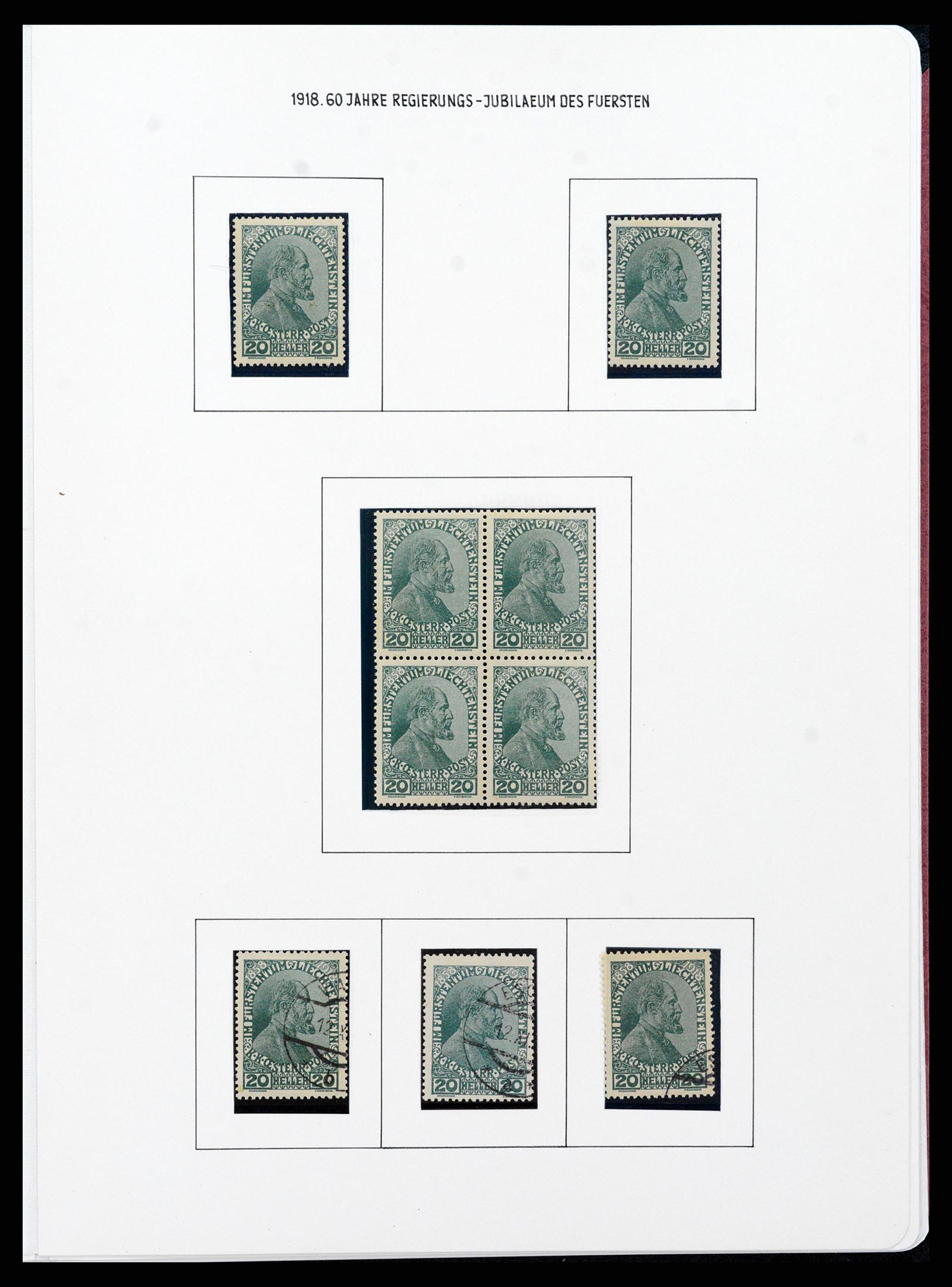 37150 0037 - Postzegelverzameling 37150 Liechtenstein supercollectie 1912-1962.