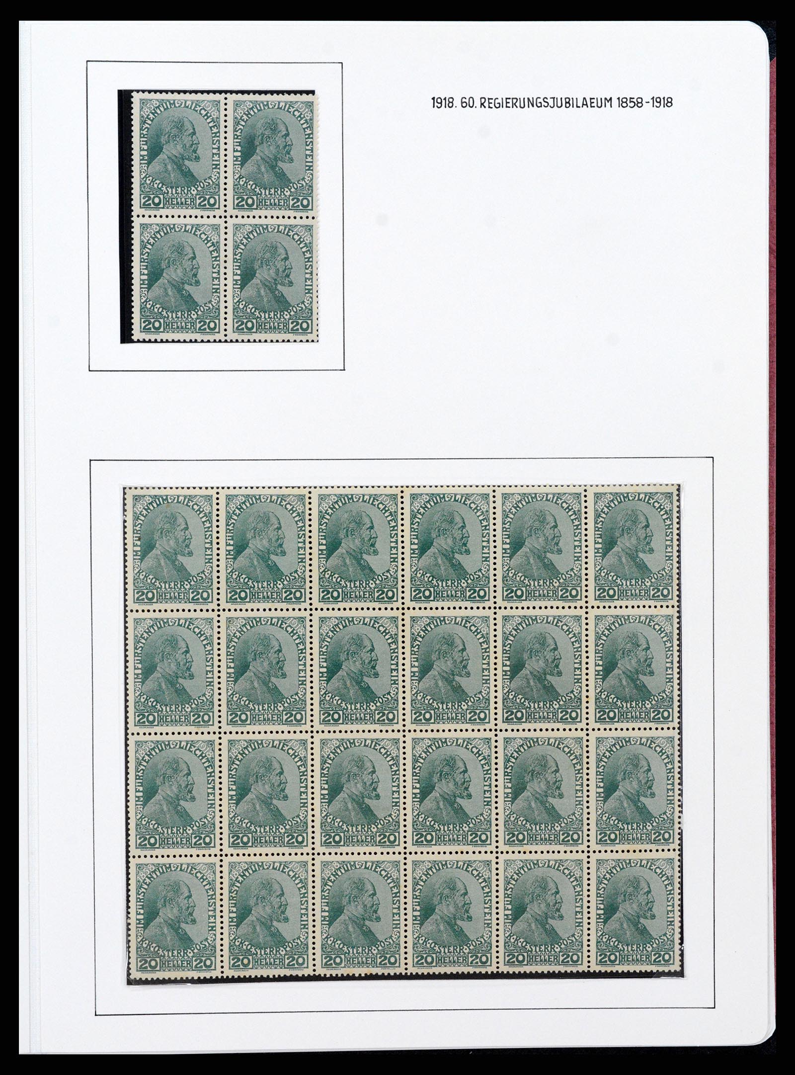 37150 0038 - Stamp collection 37150 Liechtenstein supercollection 1912-1962.