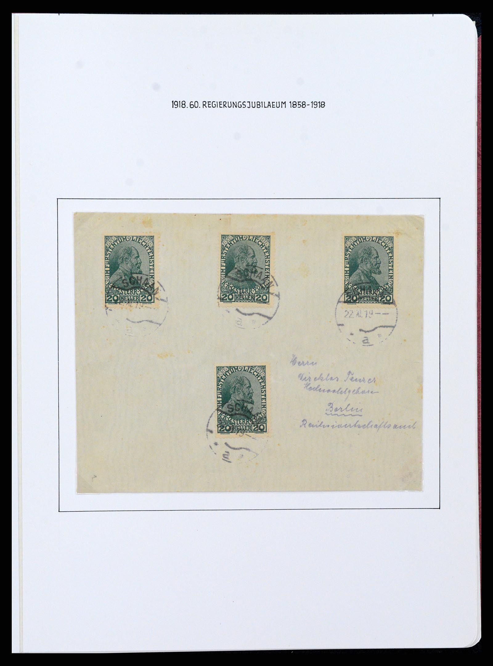 37150 0040 - Stamp collection 37150 Liechtenstein supercollection 1912-1962.