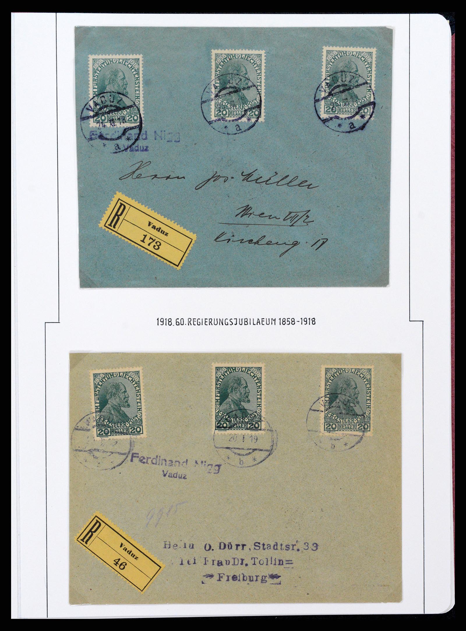 37150 0041 - Stamp collection 37150 Liechtenstein supercollection 1912-1962.