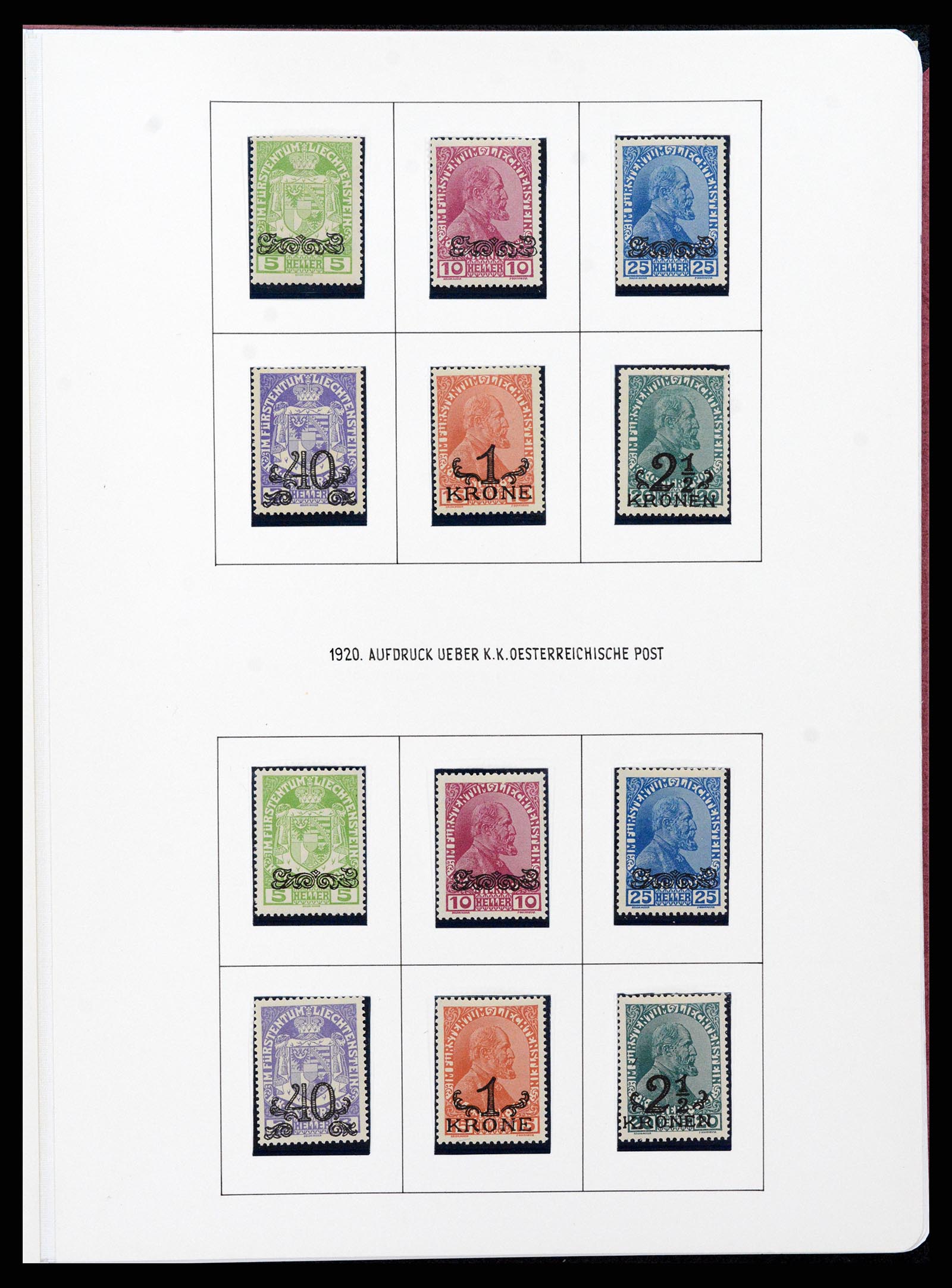 37150 0042 - Stamp collection 37150 Liechtenstein supercollection 1912-1962.