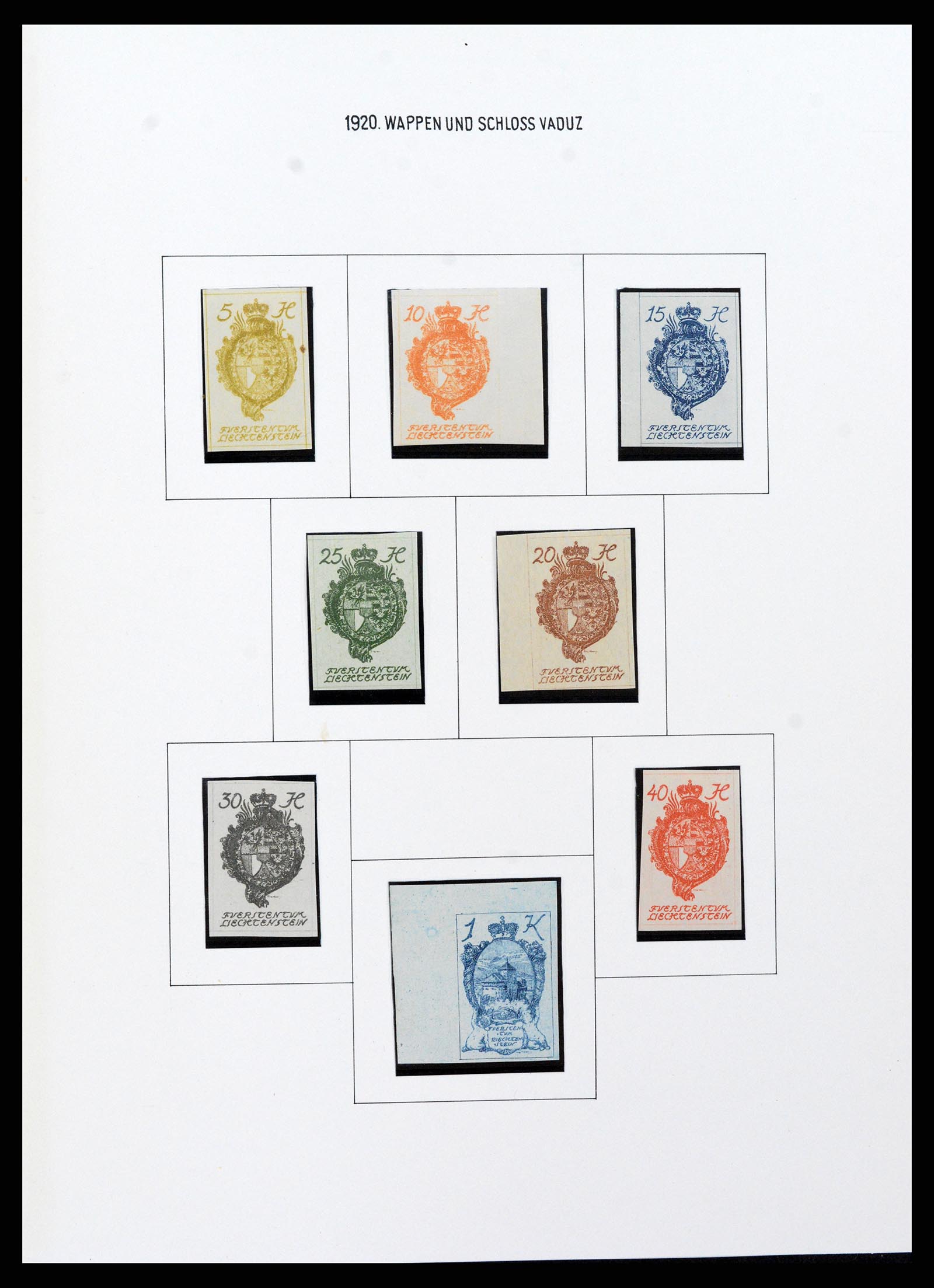 37150 0047 - Stamp collection 37150 Liechtenstein supercollection 1912-1962.