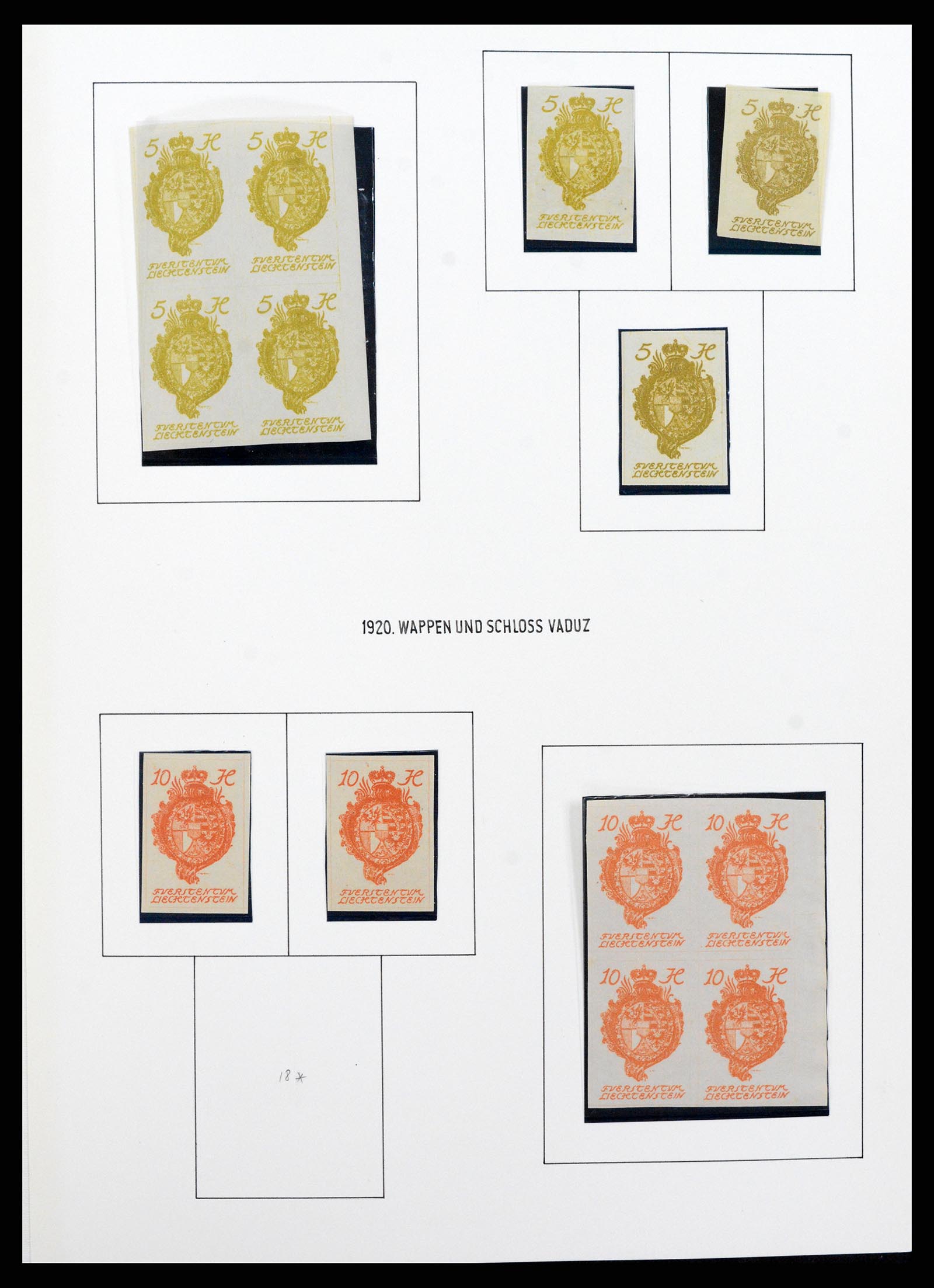 37150 0048 - Stamp collection 37150 Liechtenstein supercollection 1912-1962.