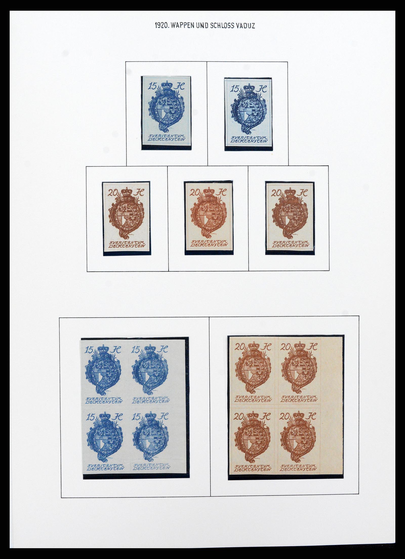 37150 0049 - Stamp collection 37150 Liechtenstein supercollection 1912-1962.
