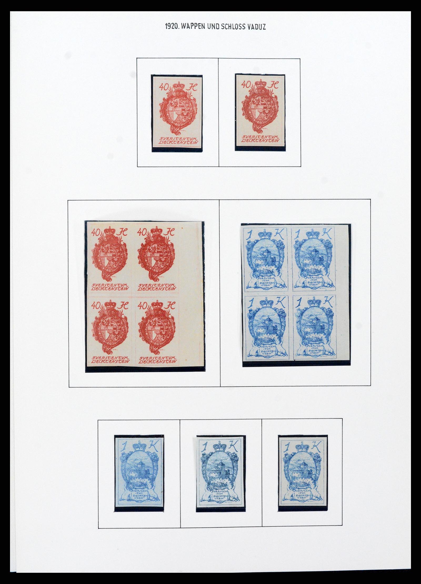 37150 0051 - Stamp collection 37150 Liechtenstein supercollection 1912-1962.