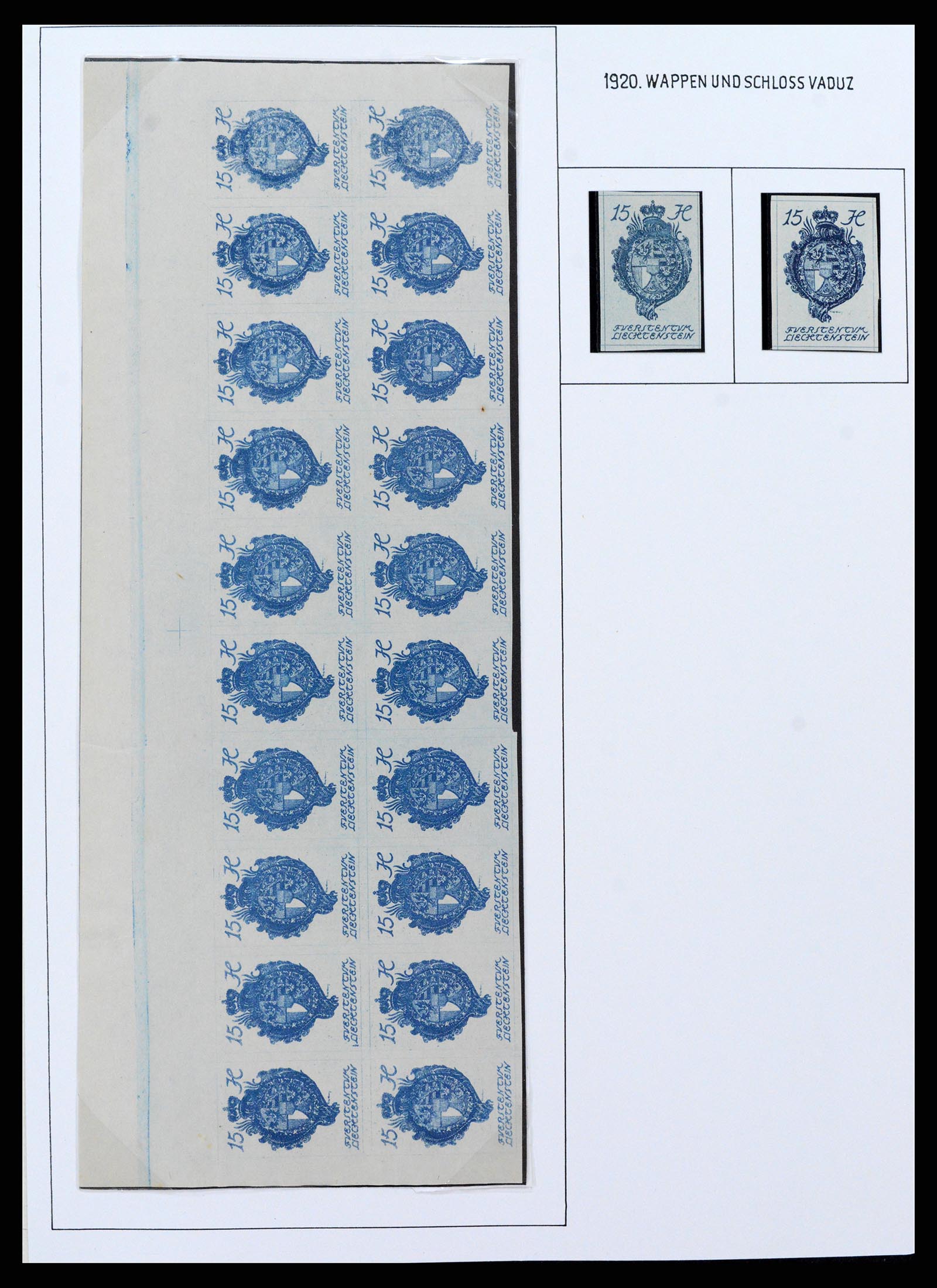 37150 0054 - Stamp collection 37150 Liechtenstein supercollection 1912-1962.
