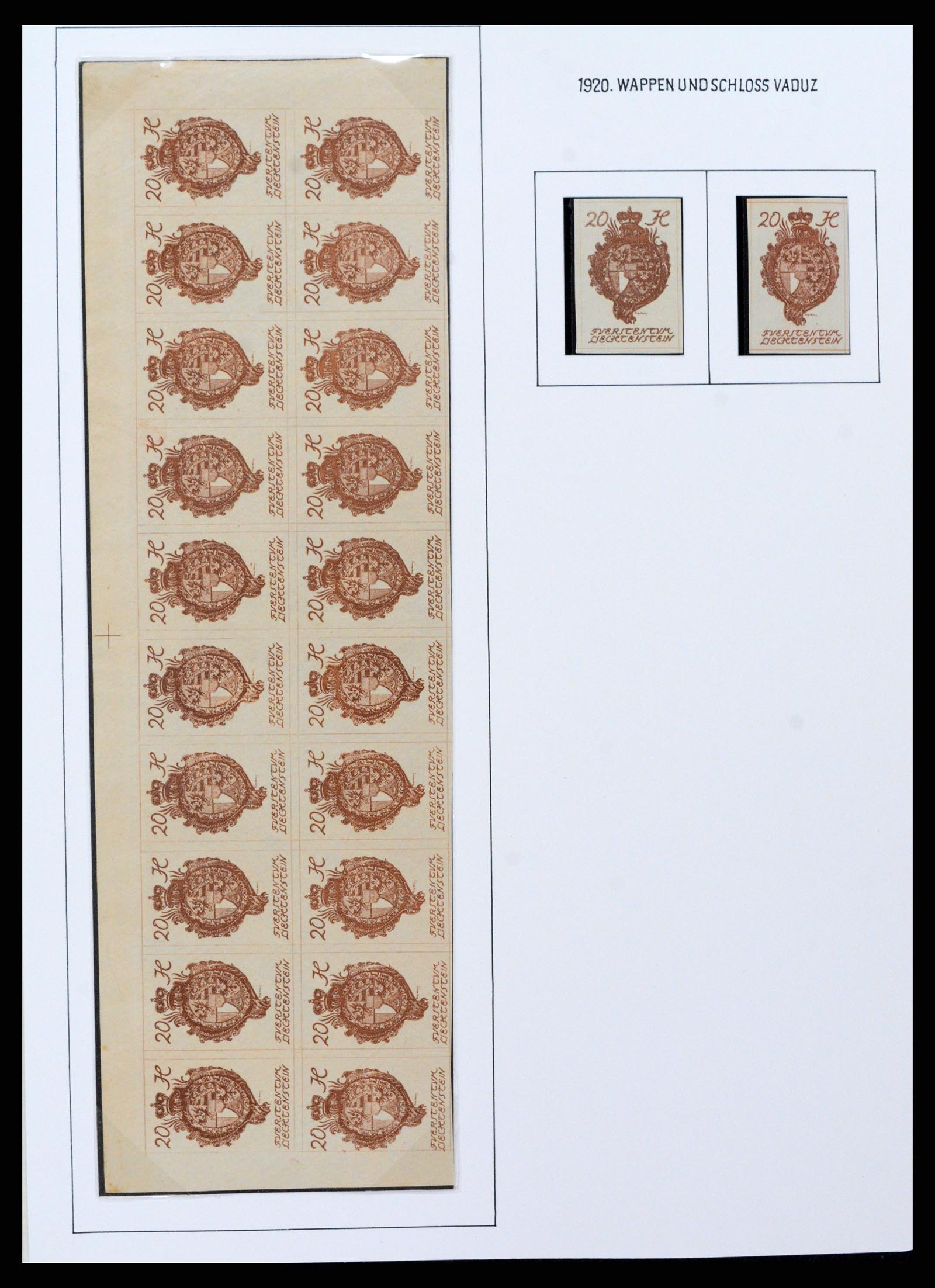 37150 0055 - Stamp collection 37150 Liechtenstein supercollection 1912-1962.