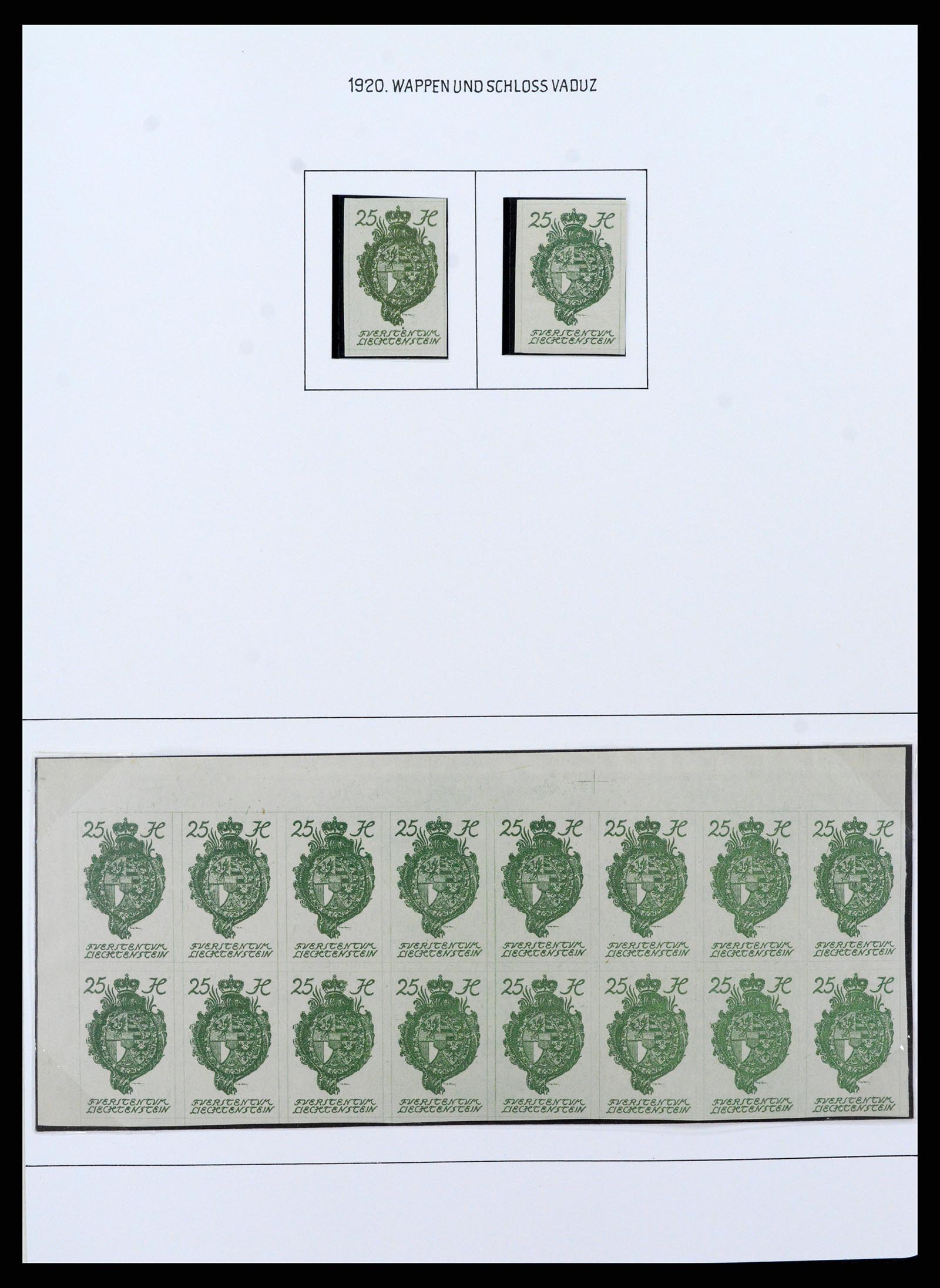 37150 0056 - Postzegelverzameling 37150 Liechtenstein supercollectie 1912-1962.