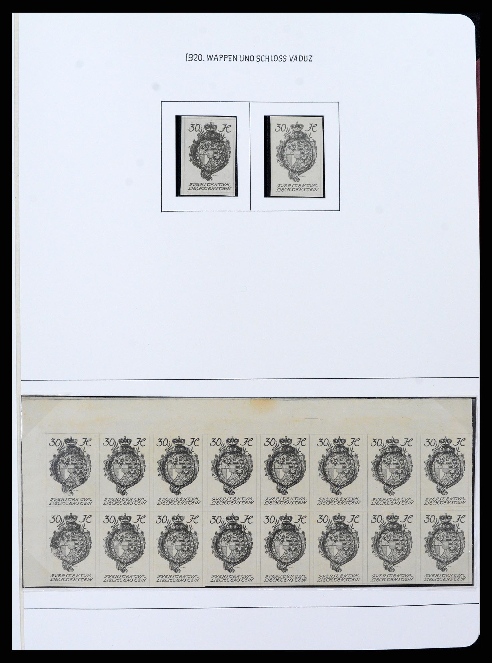 37150 0057 - Stamp collection 37150 Liechtenstein supercollection 1912-1962.