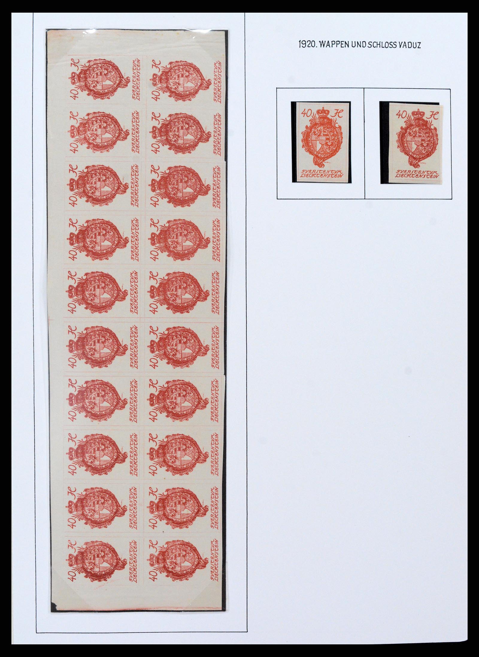 37150 0058 - Stamp collection 37150 Liechtenstein supercollection 1912-1962.