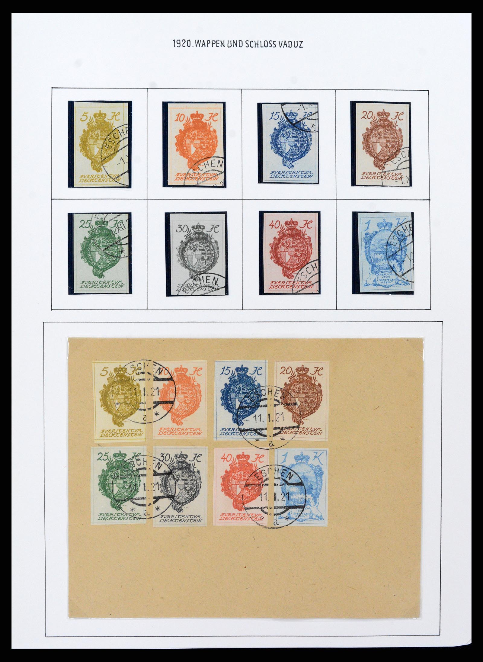 37150 0061 - Stamp collection 37150 Liechtenstein supercollection 1912-1962.